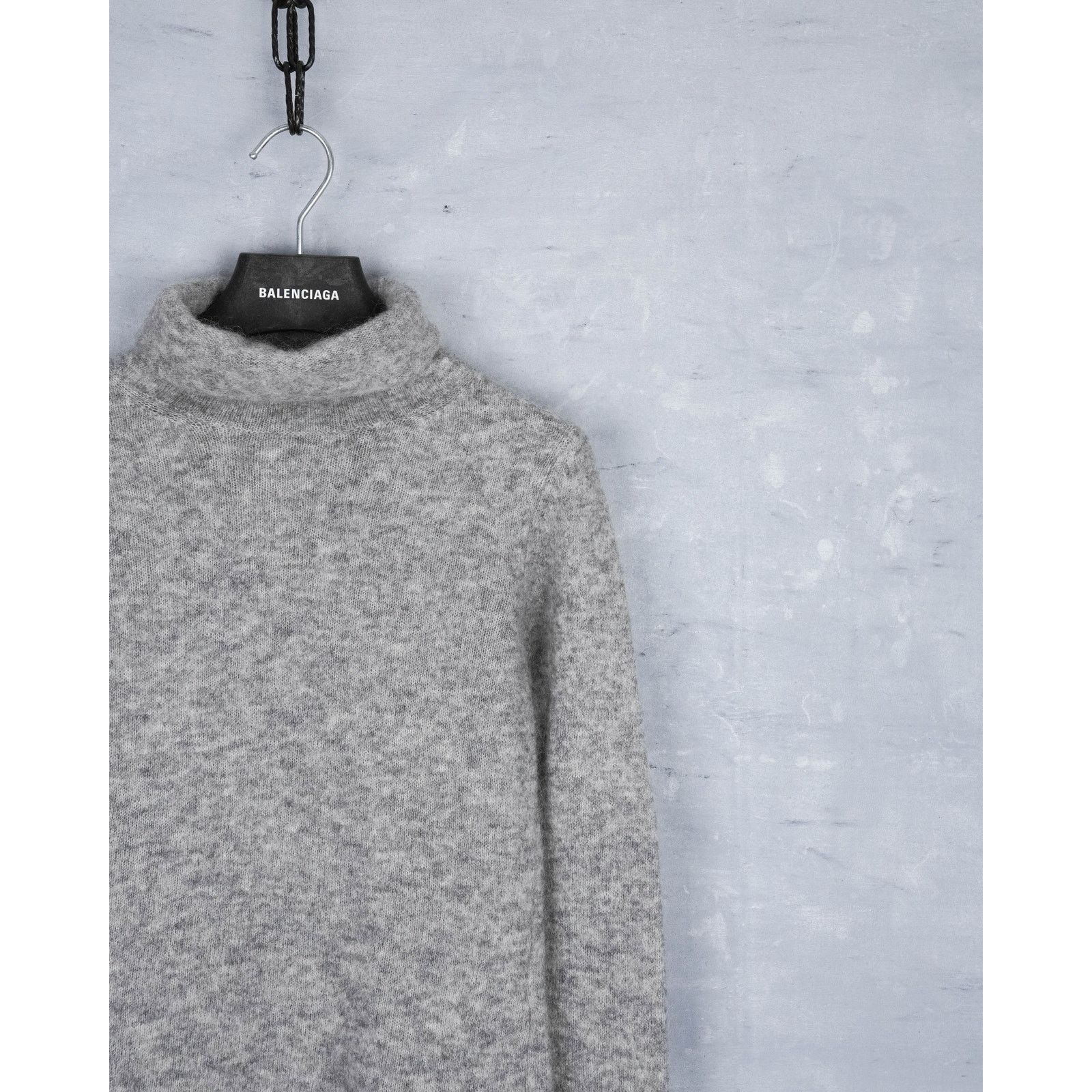 Acne Studios Acne studios gray soft mohair wool turtleneck knit sweater Size XS / US 0-2 / IT 36-38 - 2 Thumbnail