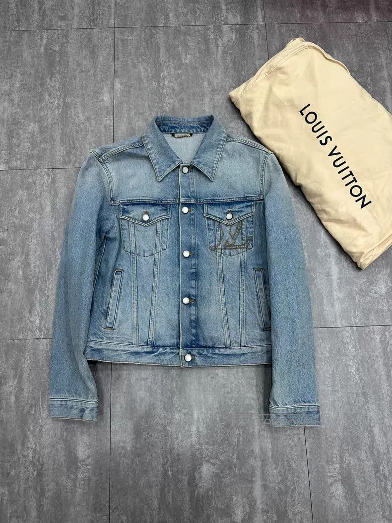 Louis Vuitton Louis Vuitton STAPLES EDITION Denim Jacket Size US M / EU 48-50 / 2 - 1 Thumbnail