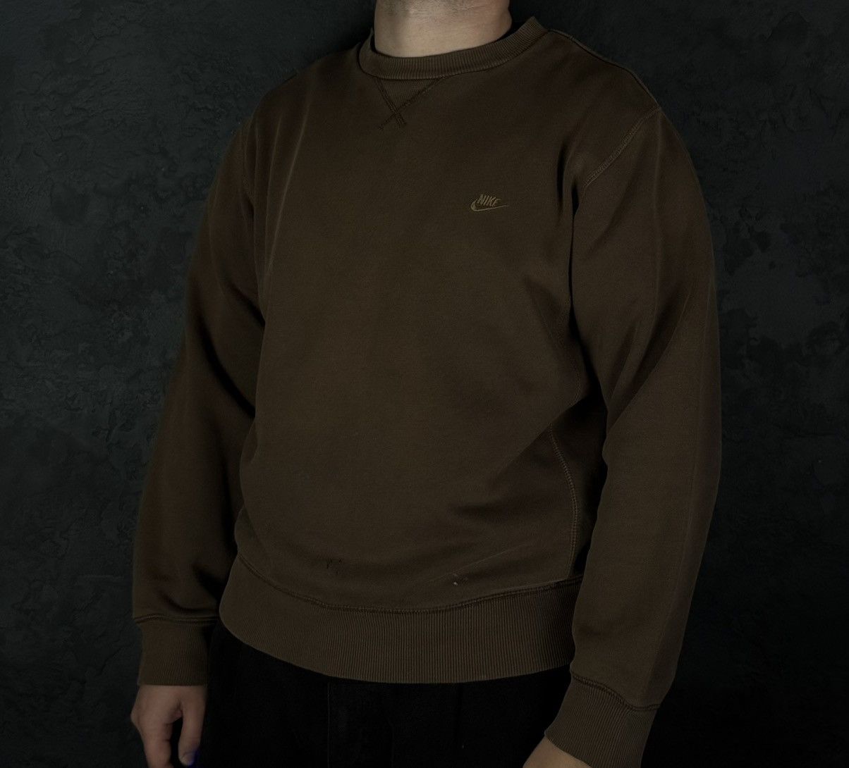 Vintage Vintage Nike 00’s Sweatshirt Brown Travis Scott Style Size US L / EU 52-54 / 3 - 2 Thumbnail