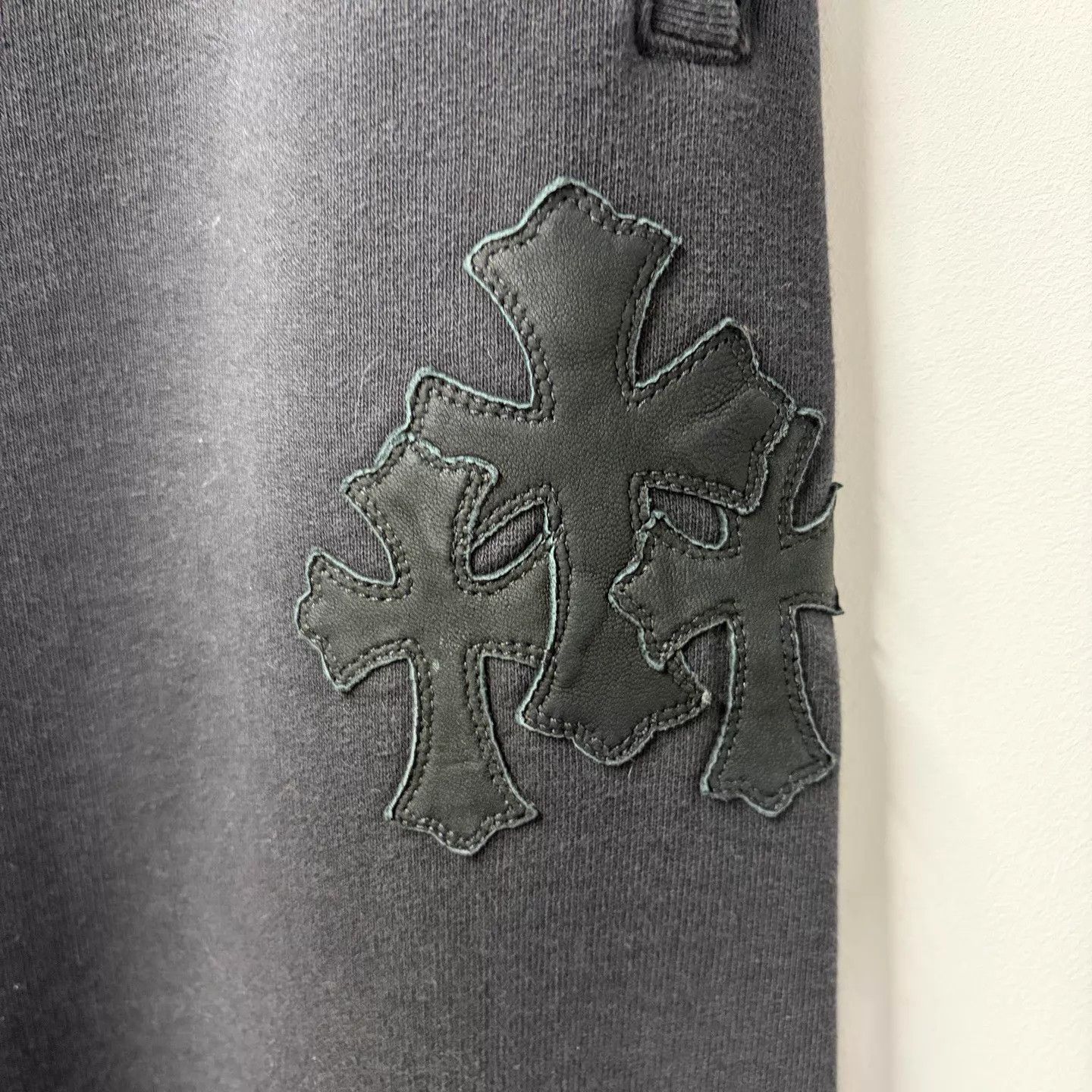 Chrome Hearts Chrome Hearts 3T Leather Patch Silver Washed Pant L 99N Size US 34 / EU 50 - 3 Thumbnail
