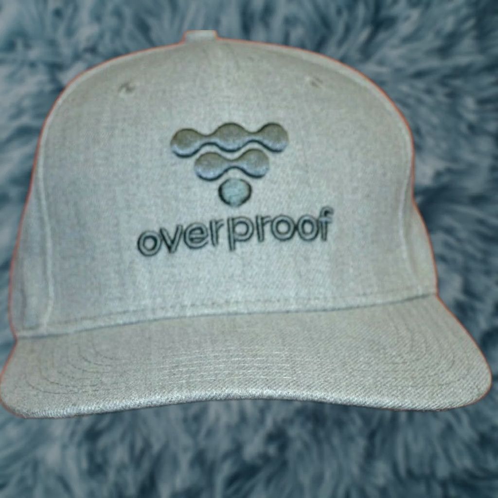 Vintage Overproof Baseball Hat Cap Nice Snapback Gray Adjustable Men Size ONE SIZE - 1 Thumbnail