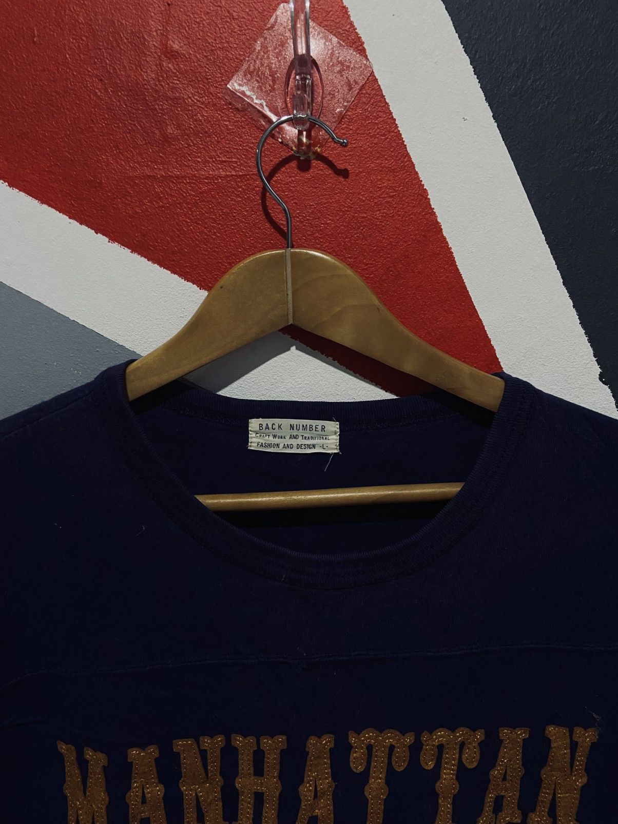 Vintage Vintage Back Number 3 Quater Sleeve- Manhattan Size US L / EU 52-54 / 3 - 4 Thumbnail