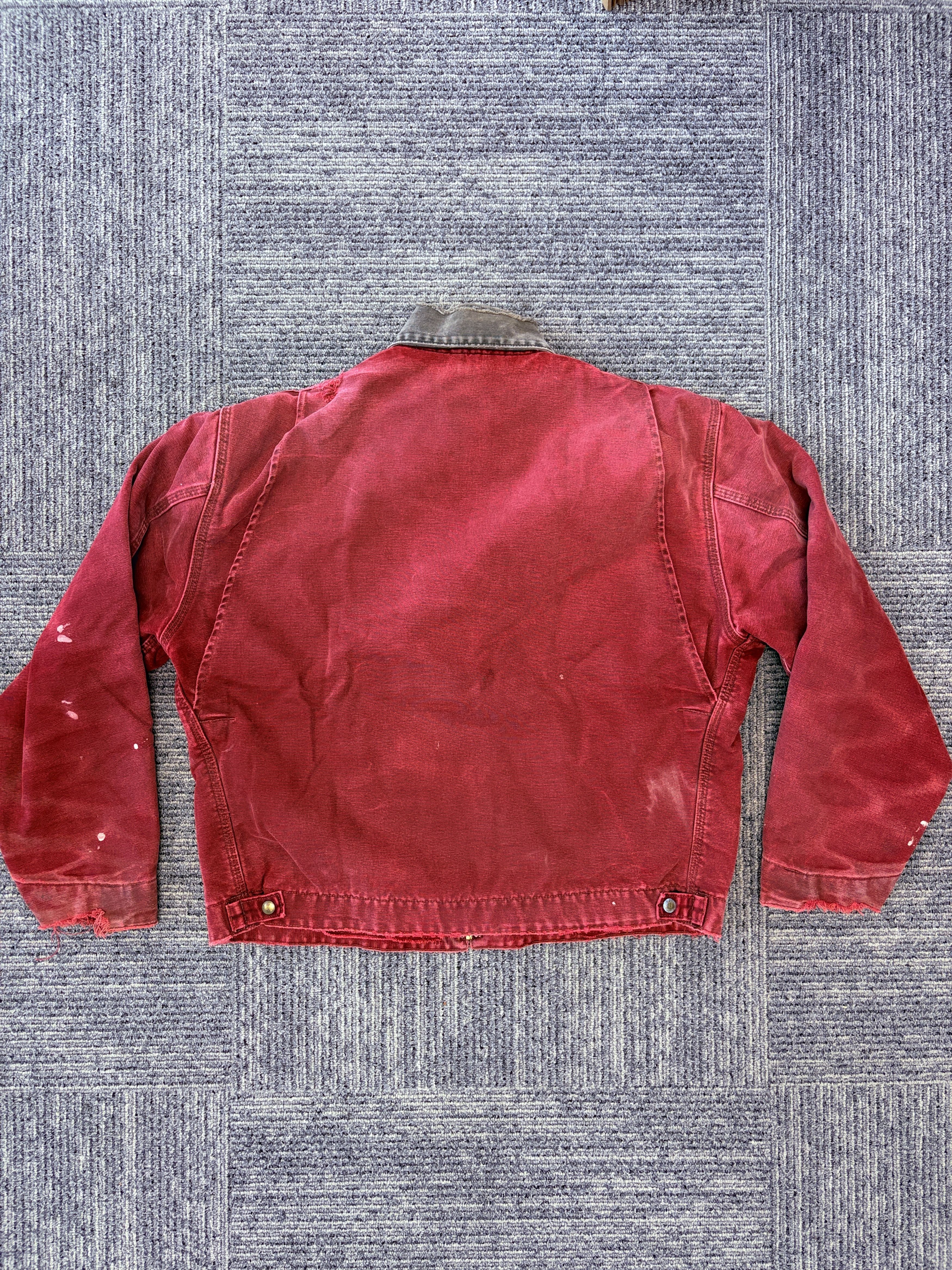 Carhartt Vintage Carhartt Detroit jacket J97 CRIMSON szXL Size US XL / EU 56 / 4 - 6 Thumbnail