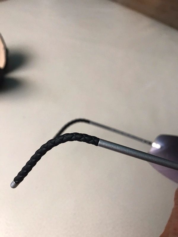 Chanel Sunglasses 4032 Rhinestone Logo Rimless Vintage 4017
