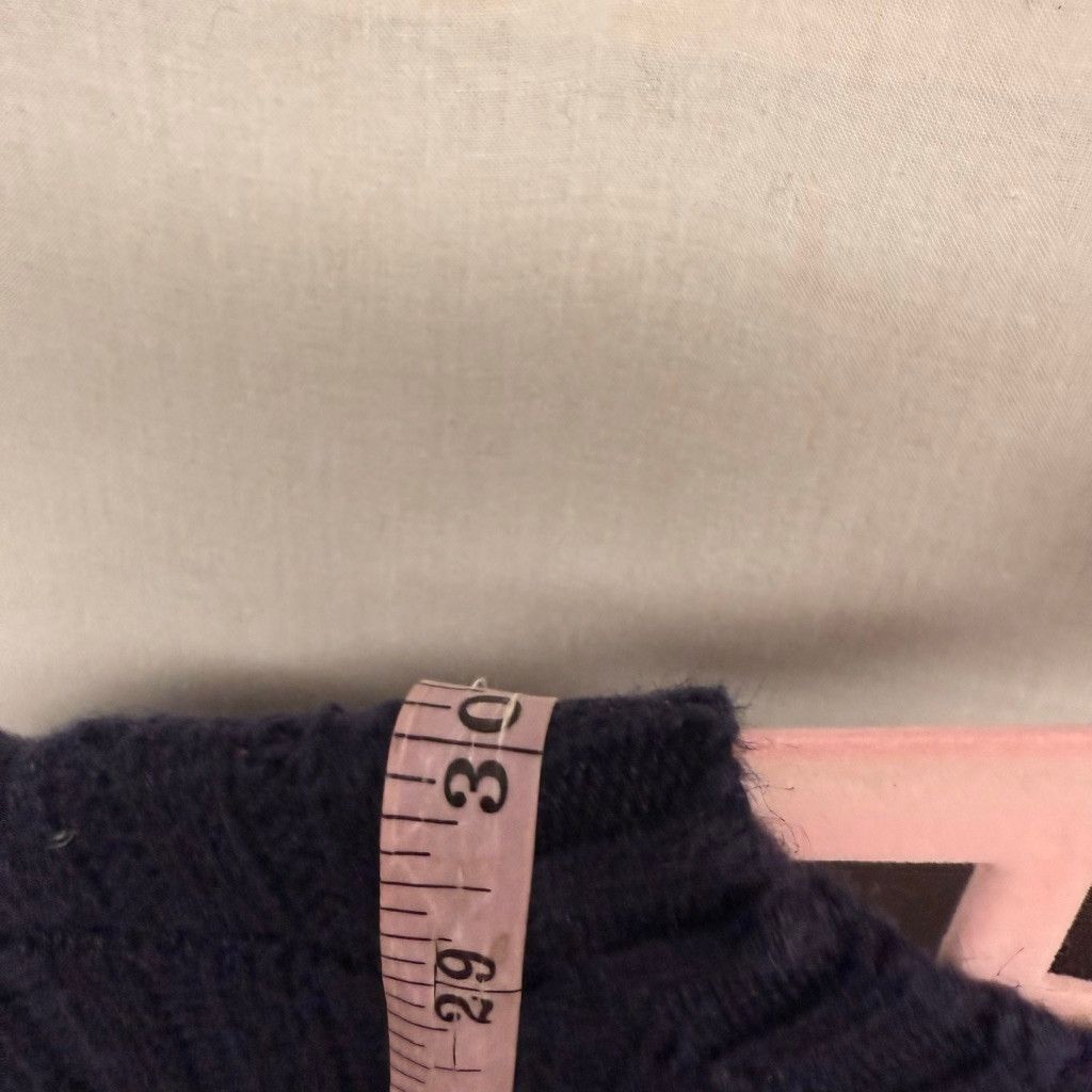 Towncraft Men's TOWNCRAFT Navy Blue Ribbed Crewneck Sweater L Size US L / EU 52-54 / 3 - 13 Thumbnail