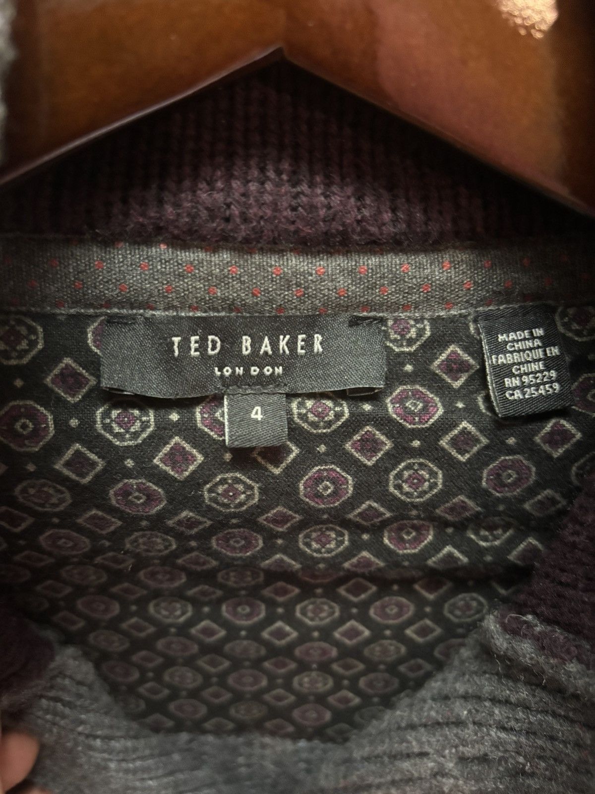 Ted Baker Men’s Ted Baker Knitted Button-down Sweater Cardigan (XL) Size US XL / EU 56 / 4 - 5 Thumbnail