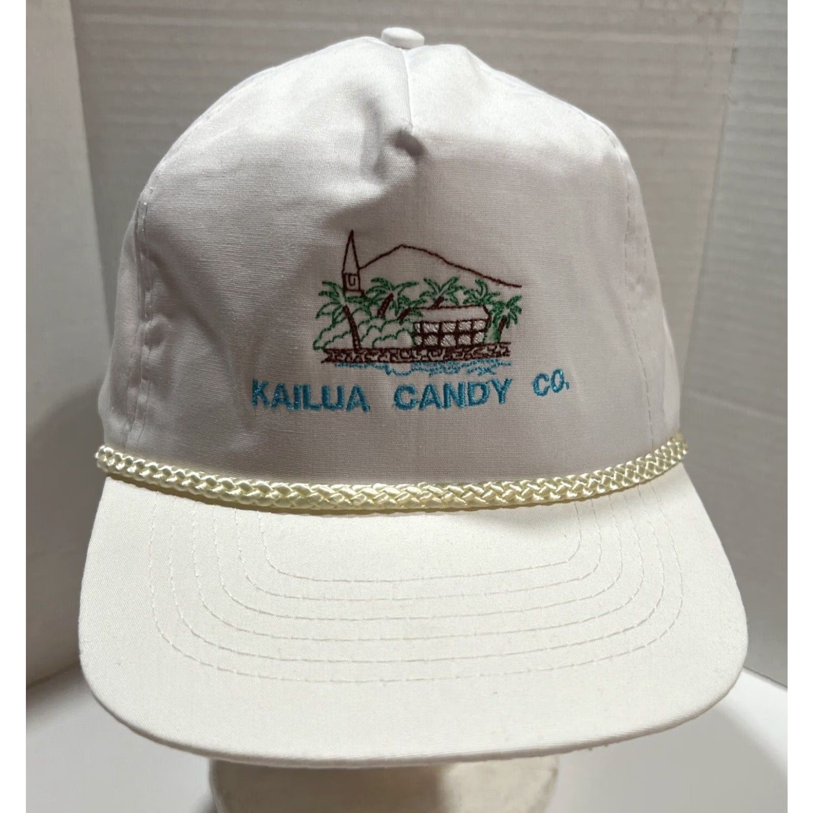 Vintage VINTAGE Kailua Candy Company Hat Snapback Rope Hawaiian Men One Size White Size ONE SIZE - 2 Thumbnail