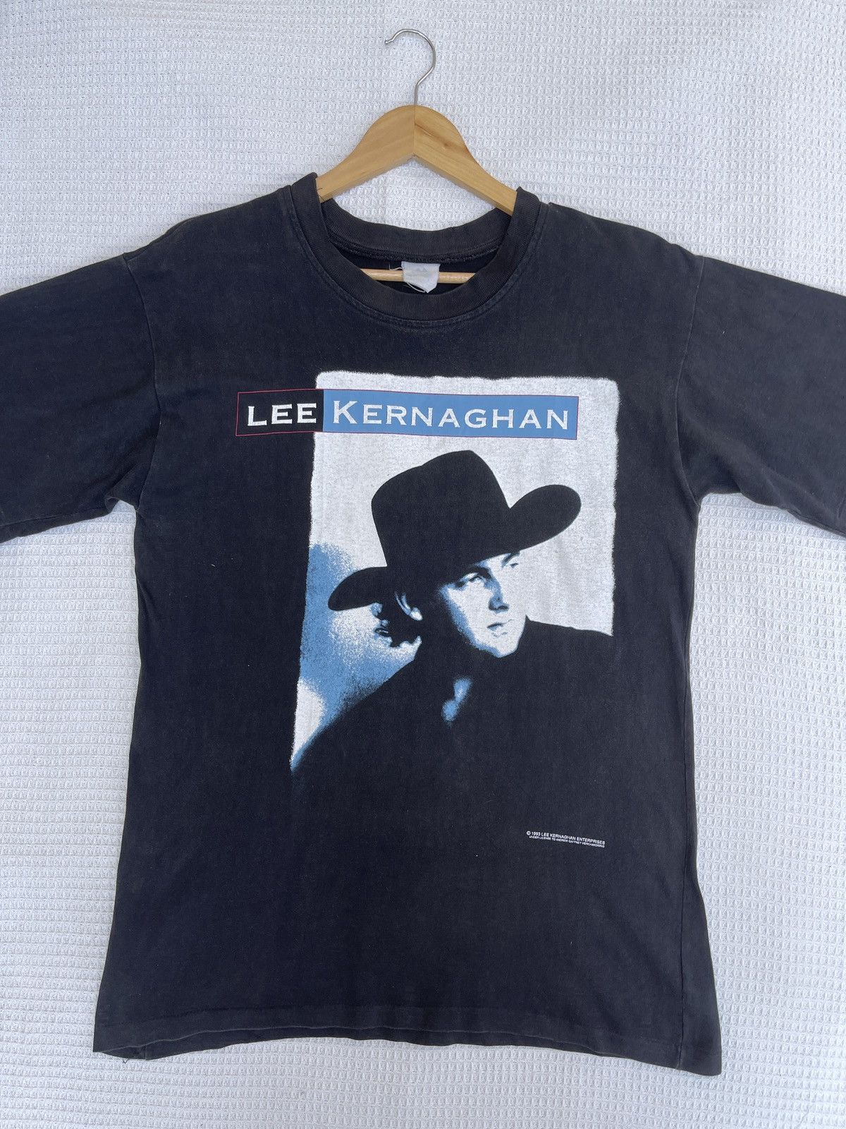 Band Tees Rare🔥Vtg90s LEE KERNAGHAN Three Chain Road T Shirt Size US L / EU 52-54 / 3 - 12 Thumbnail