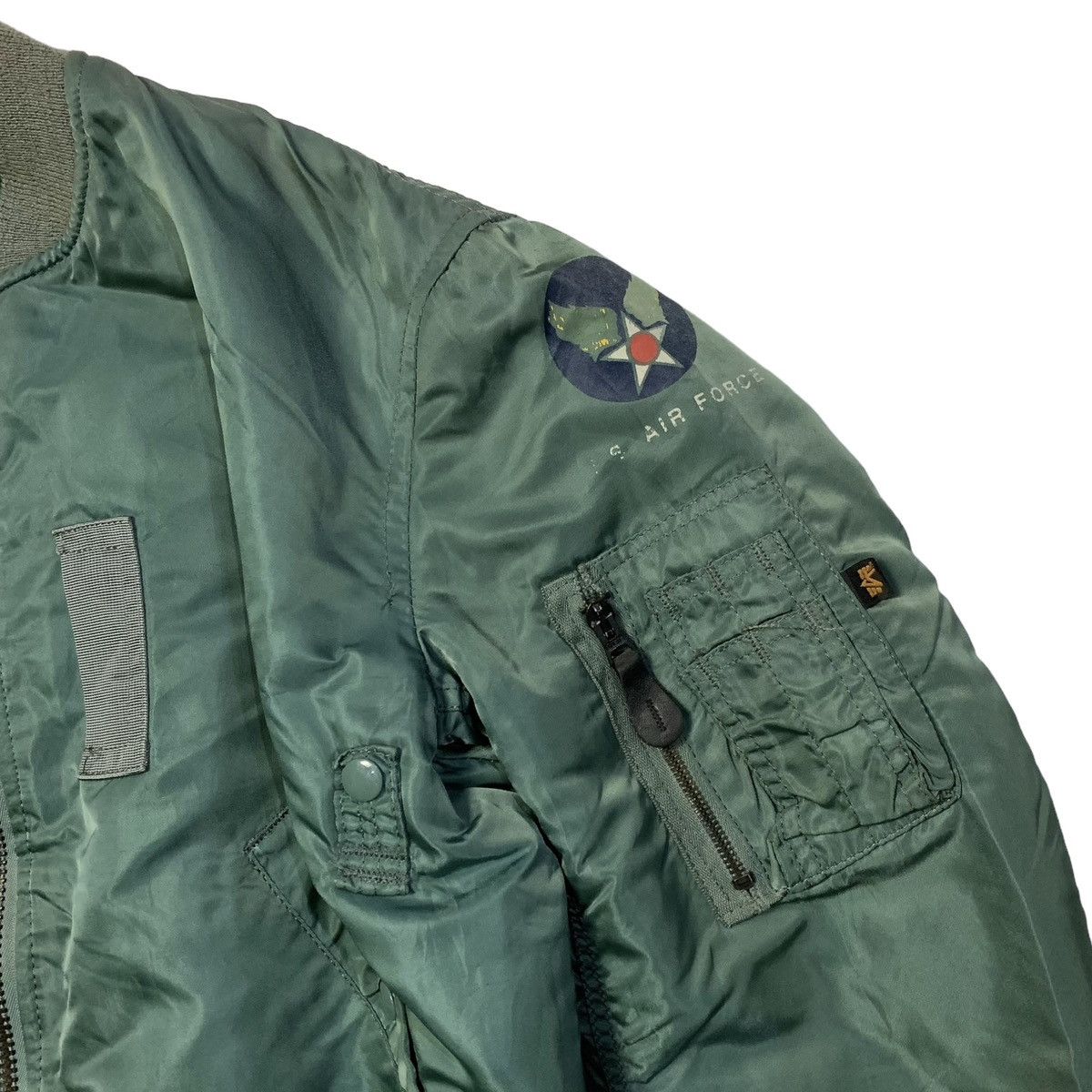 Alpha Industries Vintage Alpha Industries MA-1 US Air Force Bomber Jacket Size US S / EU 44-46 / 1 - 4 Thumbnail
