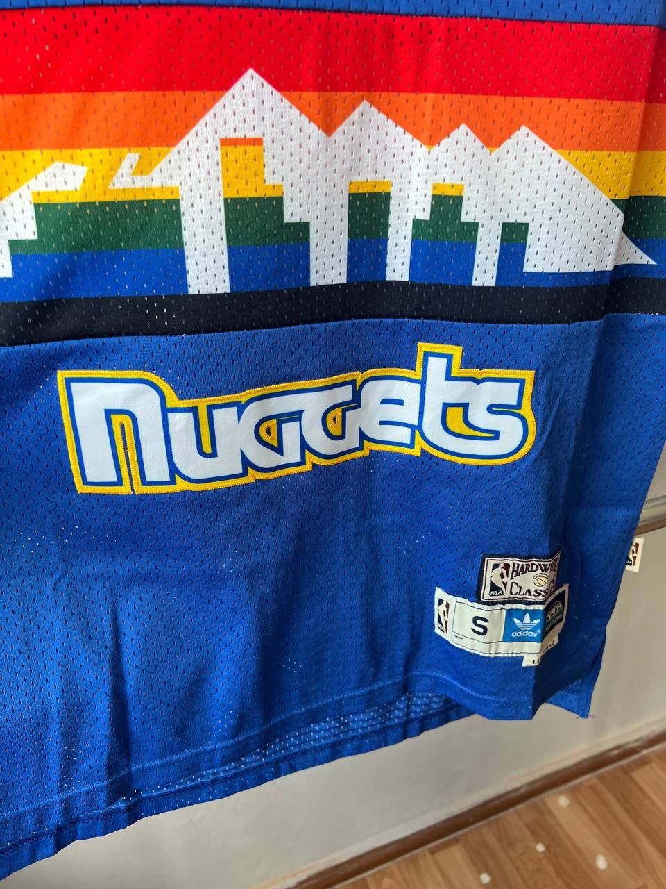 NBA 1987 NBA DENVER NUGGETS #3 IVERSON REMAKE BASKETBALL JERSEY Size US S / EU 44-46 / 1 - 7 Thumbnail