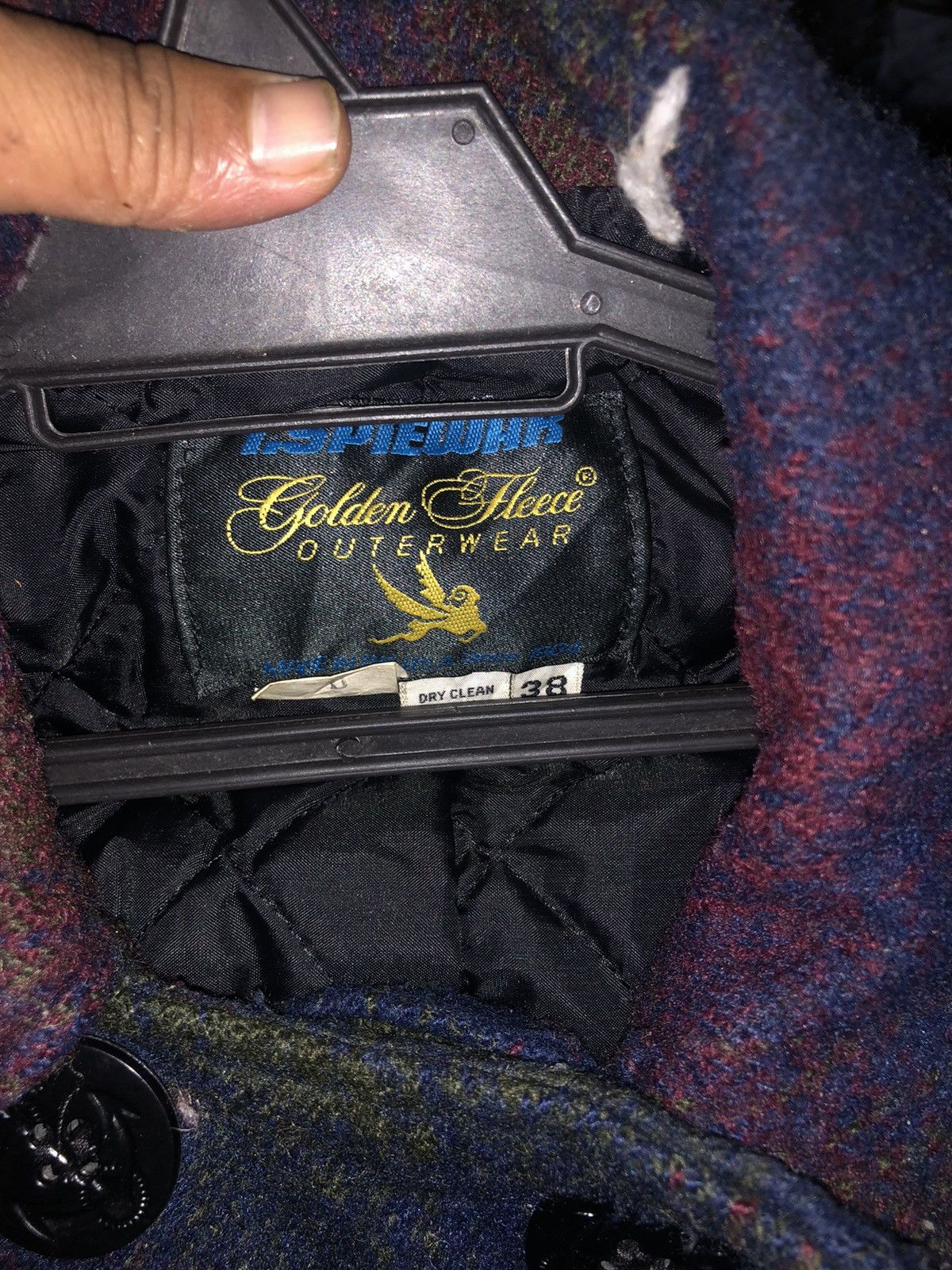 I. Spiewak And Sons × Vintage I Spiewak Golden Fleece Outerwear Wool Check Jacket Size US M / EU 48-50 / 2 - 3 Thumbnail