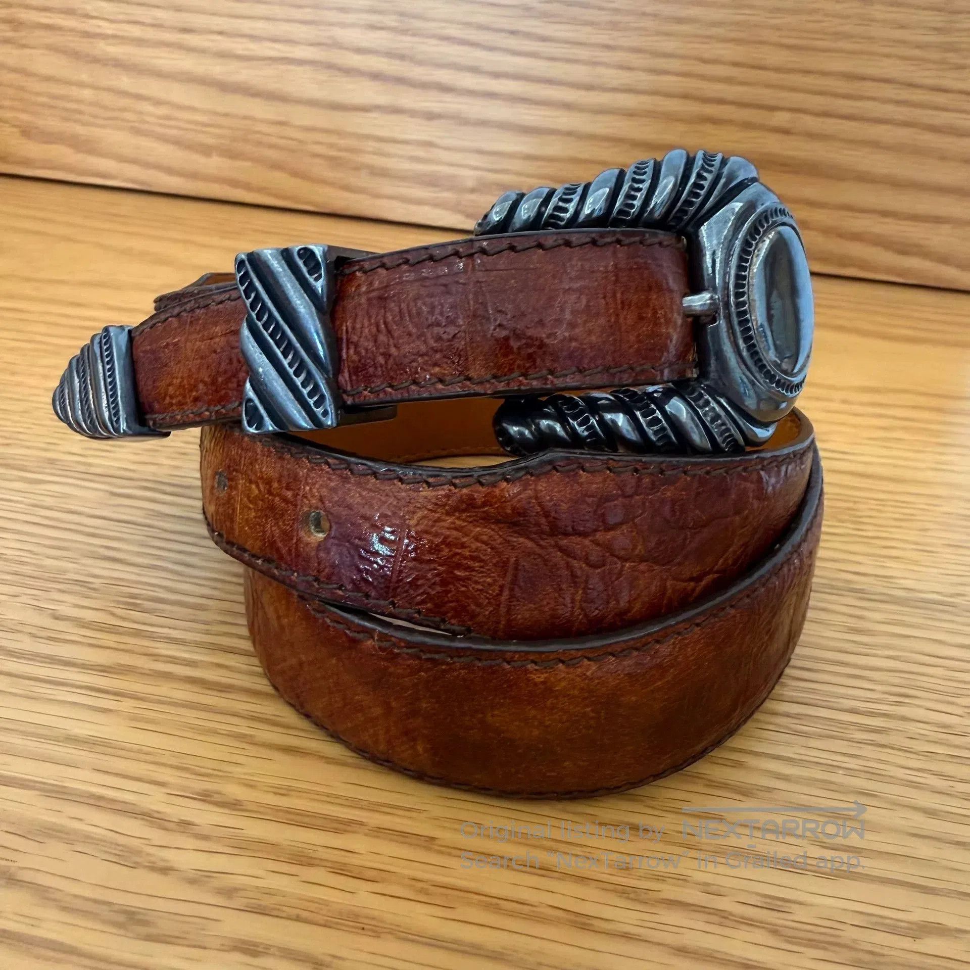 Vintage Vintage American Leather Western Belt. Size ONE SIZE - 1 Thumbnail
