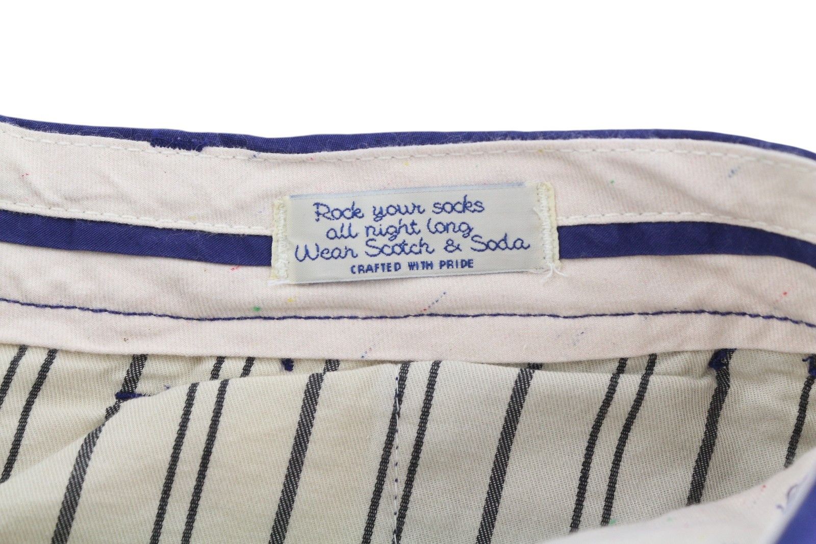 Scotch & Soda W28 Chino Blue Zip Fly 5-Design Pockets Logo 84156 Size US 28 / EU 44 - 5 Thumbnail
