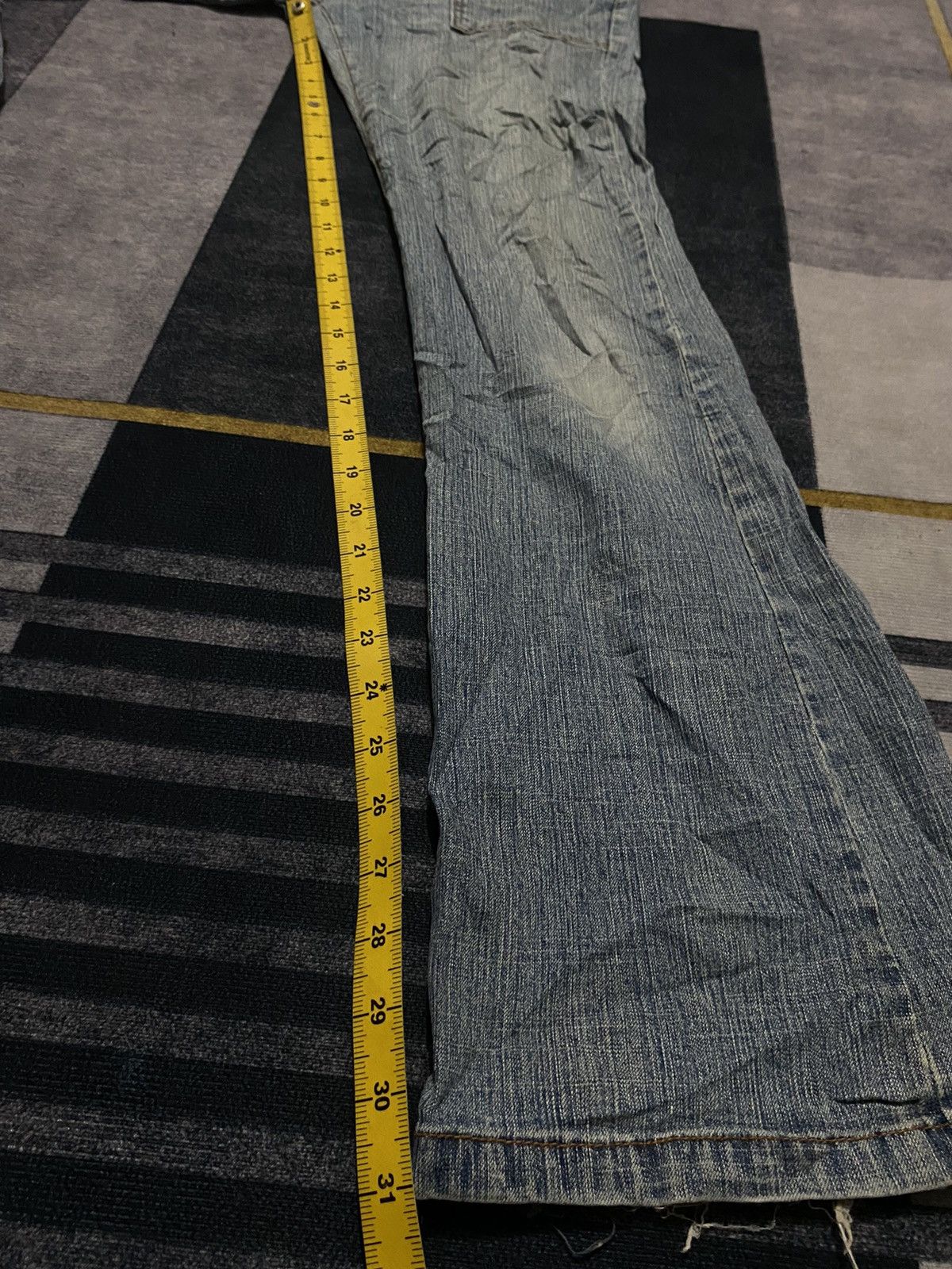 Japanese Brand ARMY OF NO FLARE BOOT CUT DENIM PANTS Size US 27 - 13 Thumbnail
