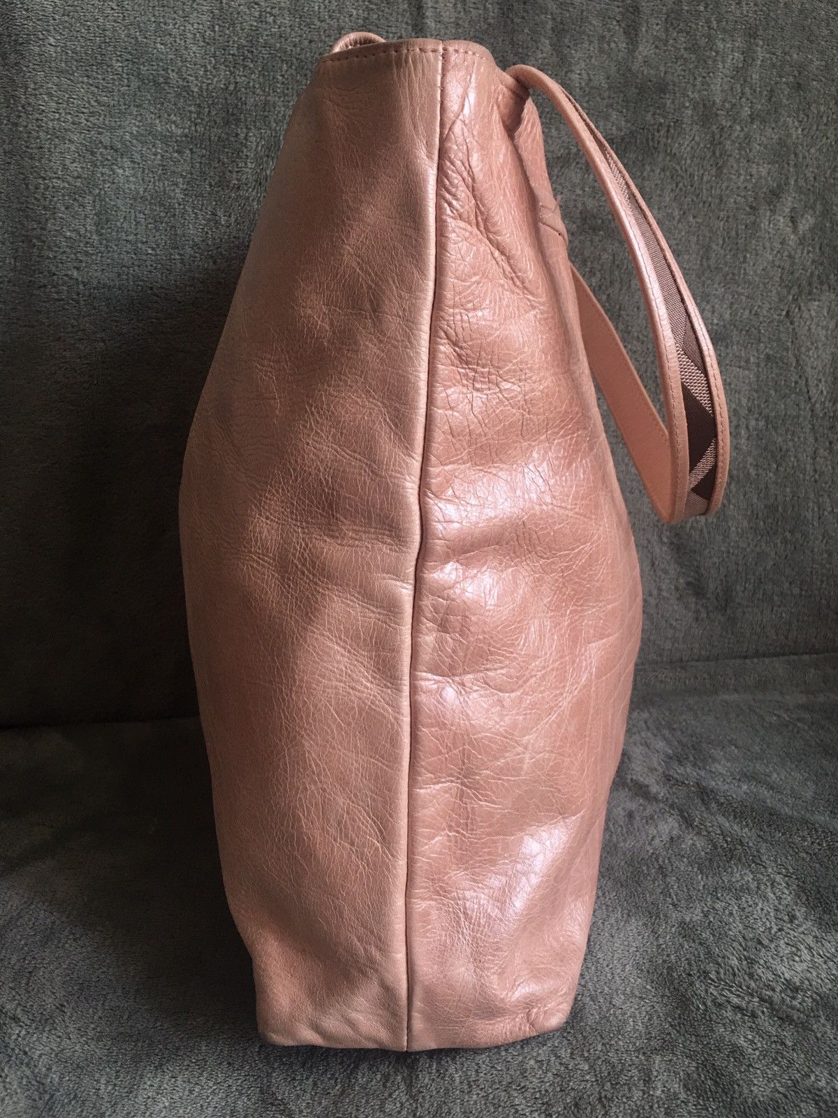 Givenchy GIVENCHY Vintage Leather Light Pink Logo Shoulder Tote Bag Size ONE SIZE - 4 Thumbnail