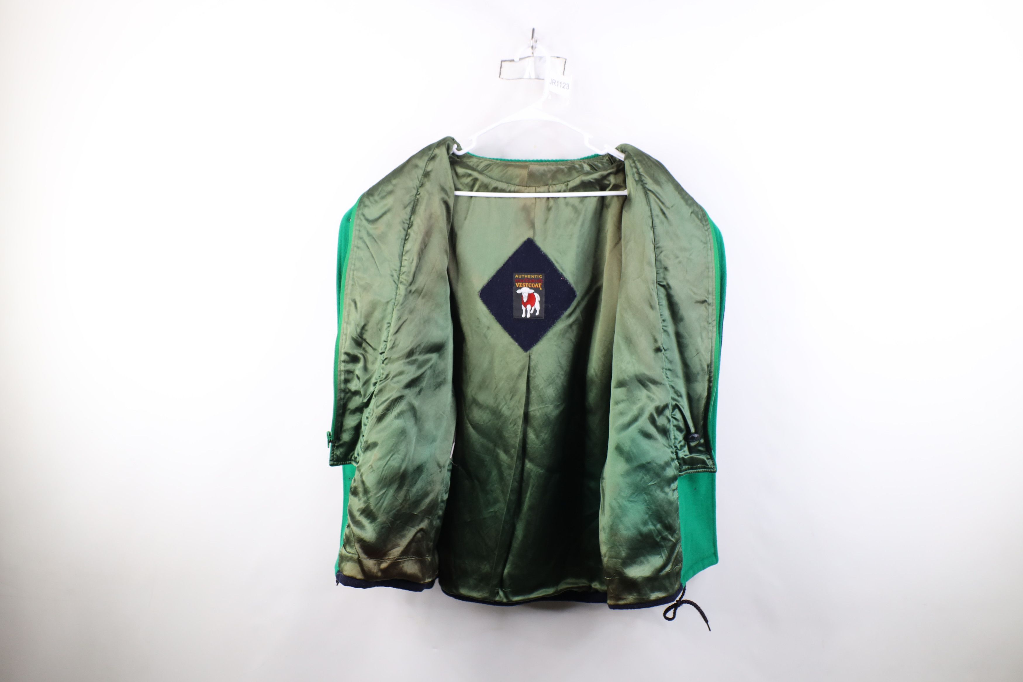 Vintage Vintage 50s 60s Streetwear Button Jacket Coat Navy Blue USA Size XL / US 12-14 / IT 48-50 - 9 Thumbnail