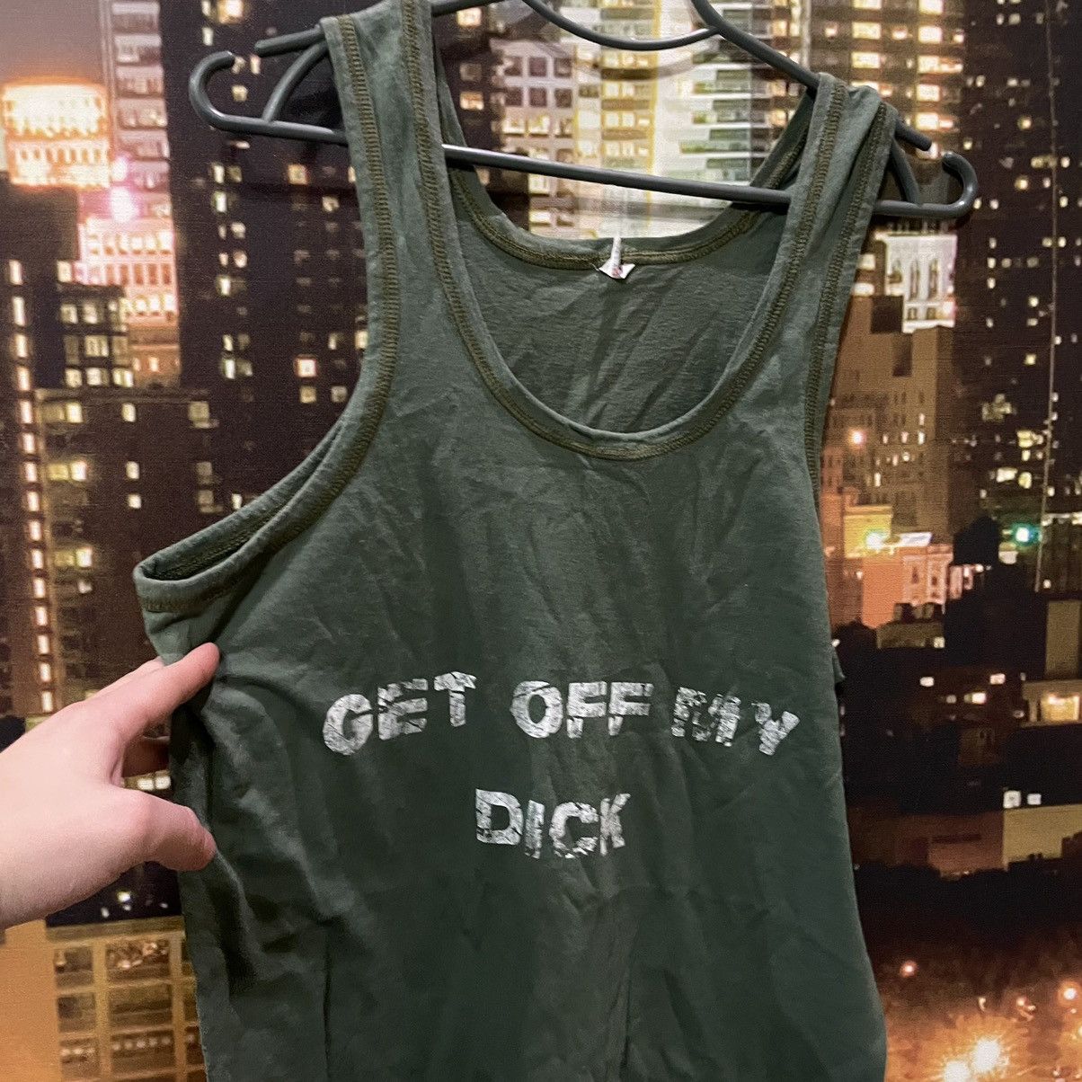 Band Tees OPIUM TANK TOP HUMOR GET OFF MY DICK PENIS FADE PORNO STAR Size US M / EU 48-50 / 2 - 3 Thumbnail