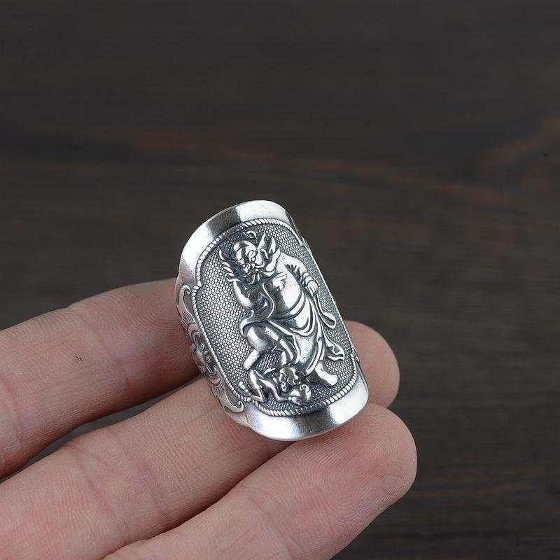 Japanese Brand × Jewelry Resizable Tide Totem Buddha Ring Size ONE SIZE - 1 Thumbnail