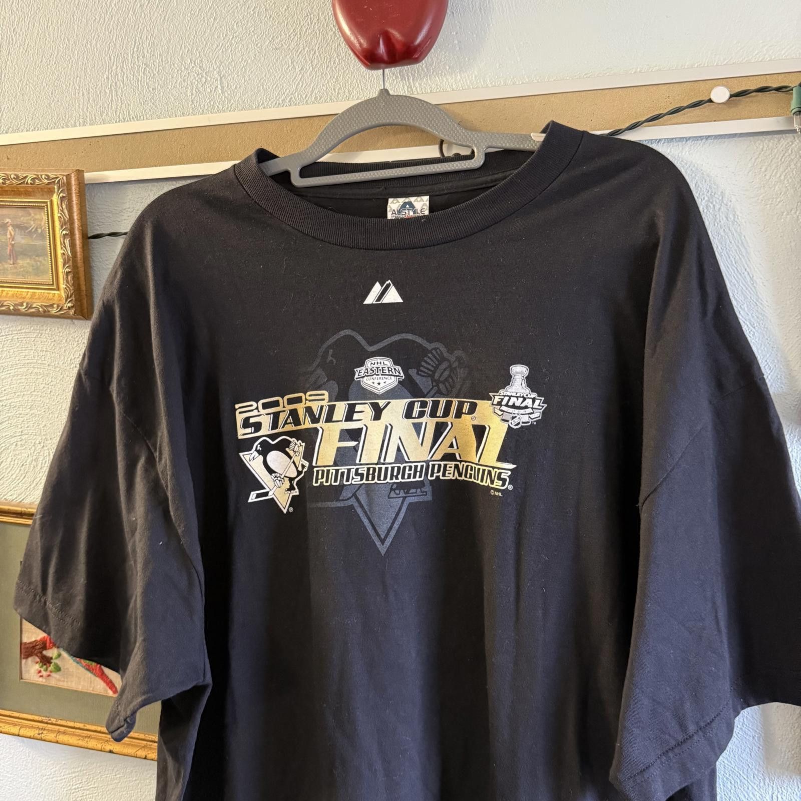 Designer Pittsburgh Penguins 2009 Stanley Cup Final NHL shirt Size US XXL / EU 58 / 5 - 2 Thumbnail