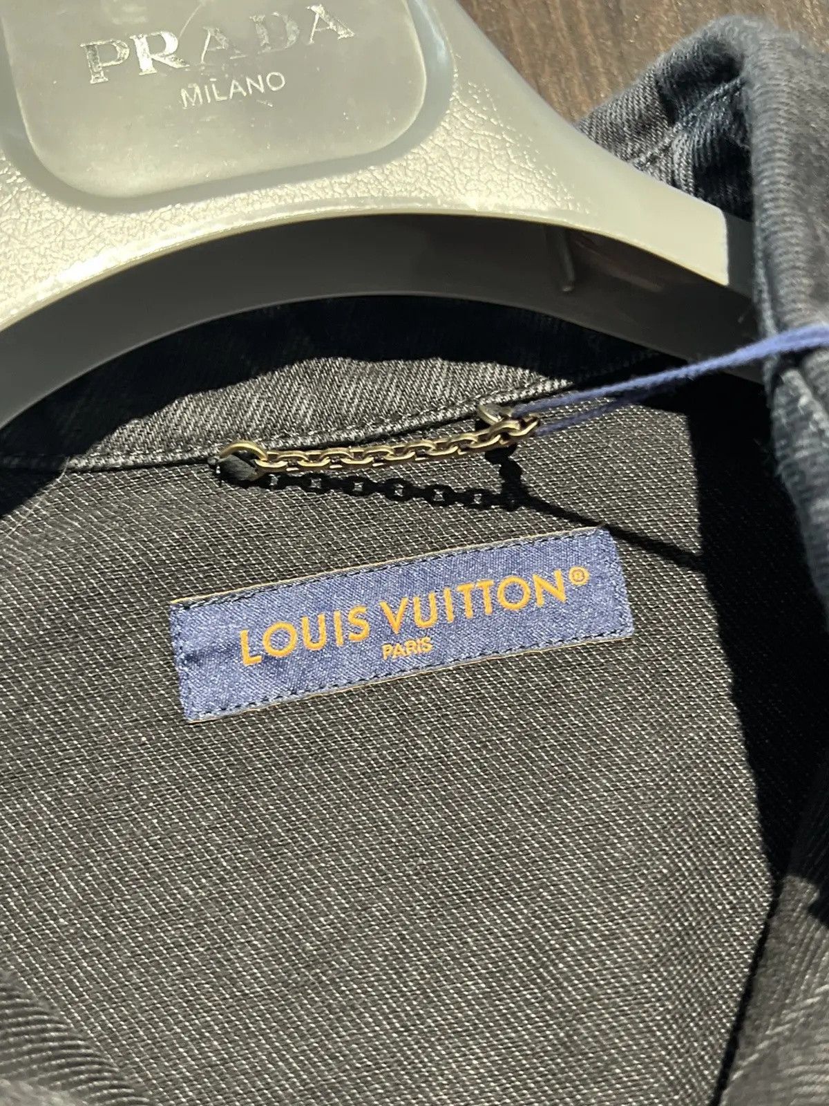 Louis Vuitton Louis Vuitton Monogram Detail Worker Denim Overshirt Size US XS / EU 42 / 0 - 3 Thumbnail