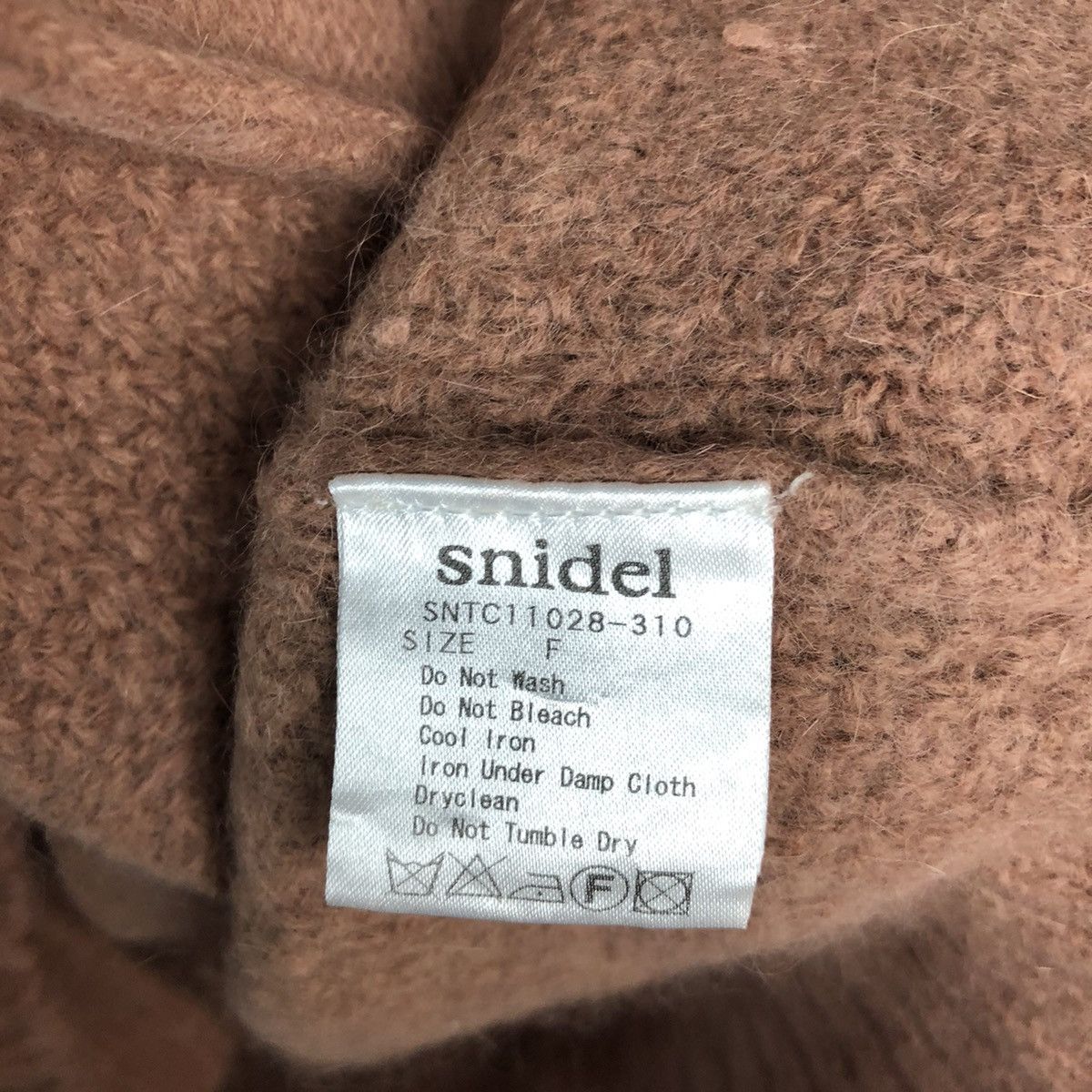 Japanese Brand Smidel Brown mohair fur Cardigan Knitwear #A1209 Size US S / EU 44-46 / 1 - 11 Thumbnail