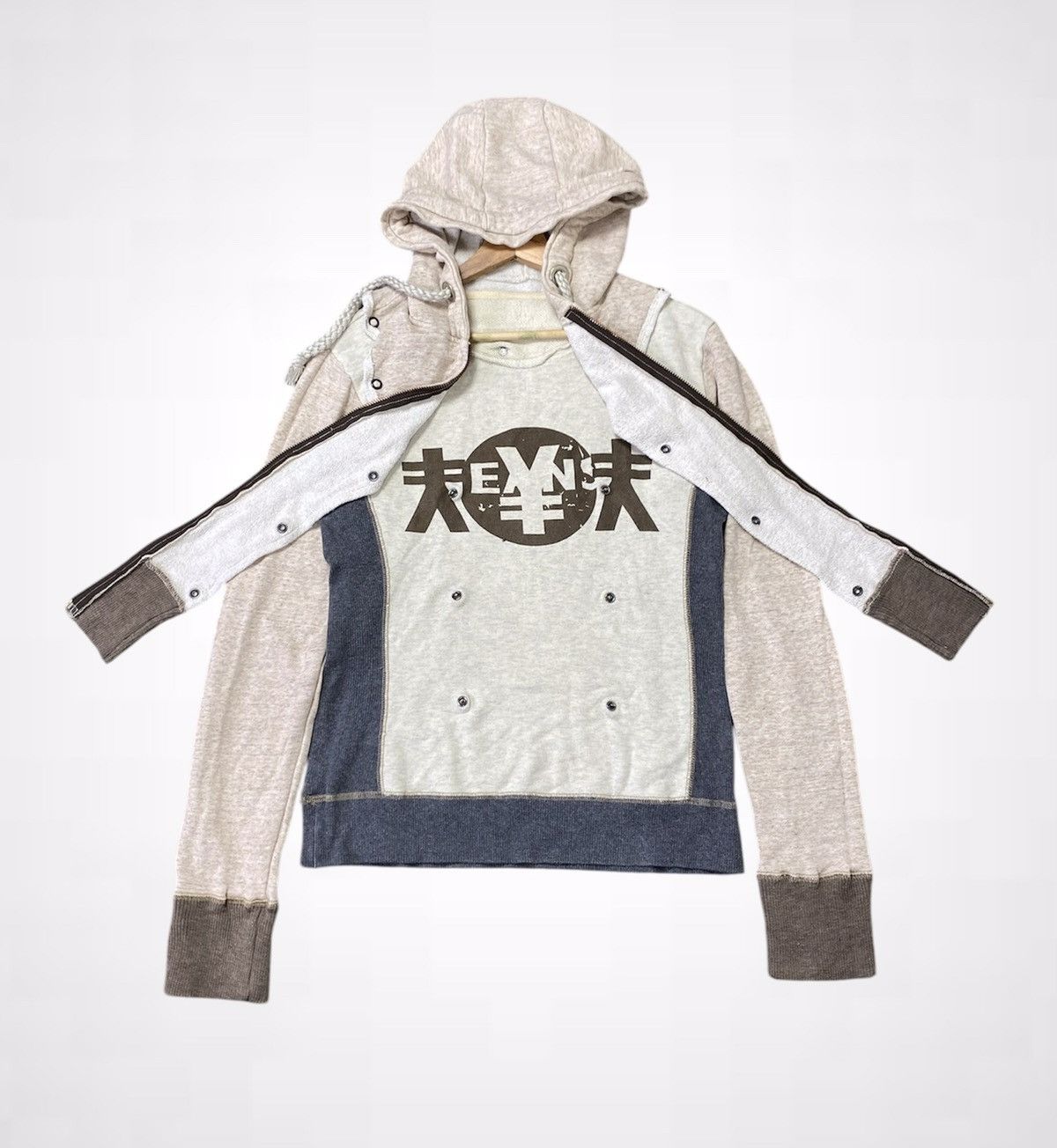 Hypebeast A08 Rare Yen Jeans Removeable Hoodie Size US M / EU 48-50 / 2 - 1 Thumbnail
