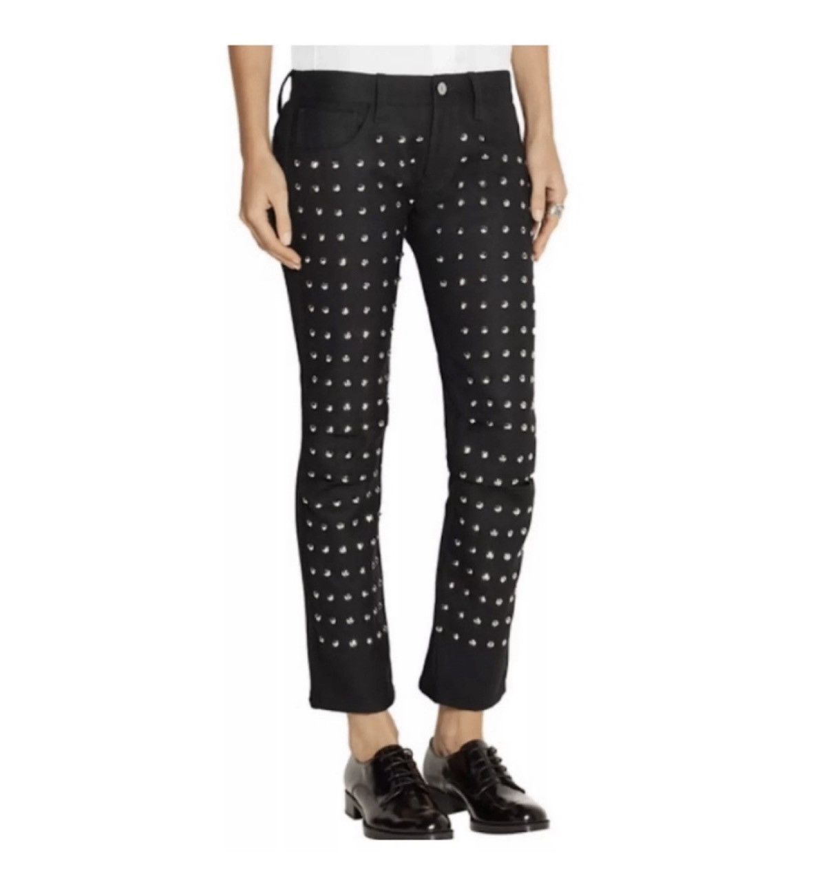 Junya Watanabe Junya Watanabe Studded Crop Ponte Pants Size 28" / US 6 / IT 42 - 17 Thumbnail