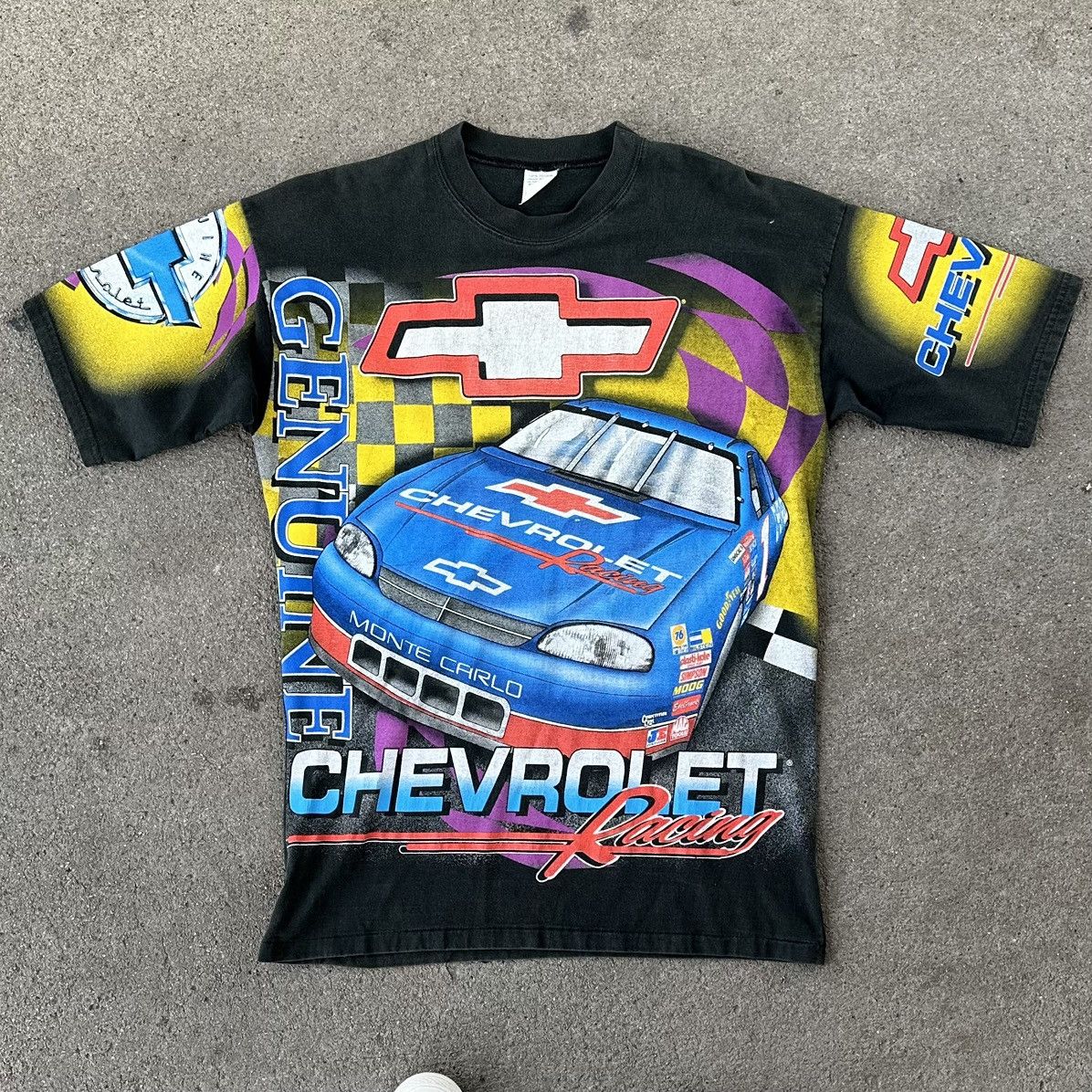 Chevrolet × NASCAR Vintage 90s Chevrolet Racing aop nascar single stitch Size US L / EU 52-54 / 3 - 1 Thumbnail
