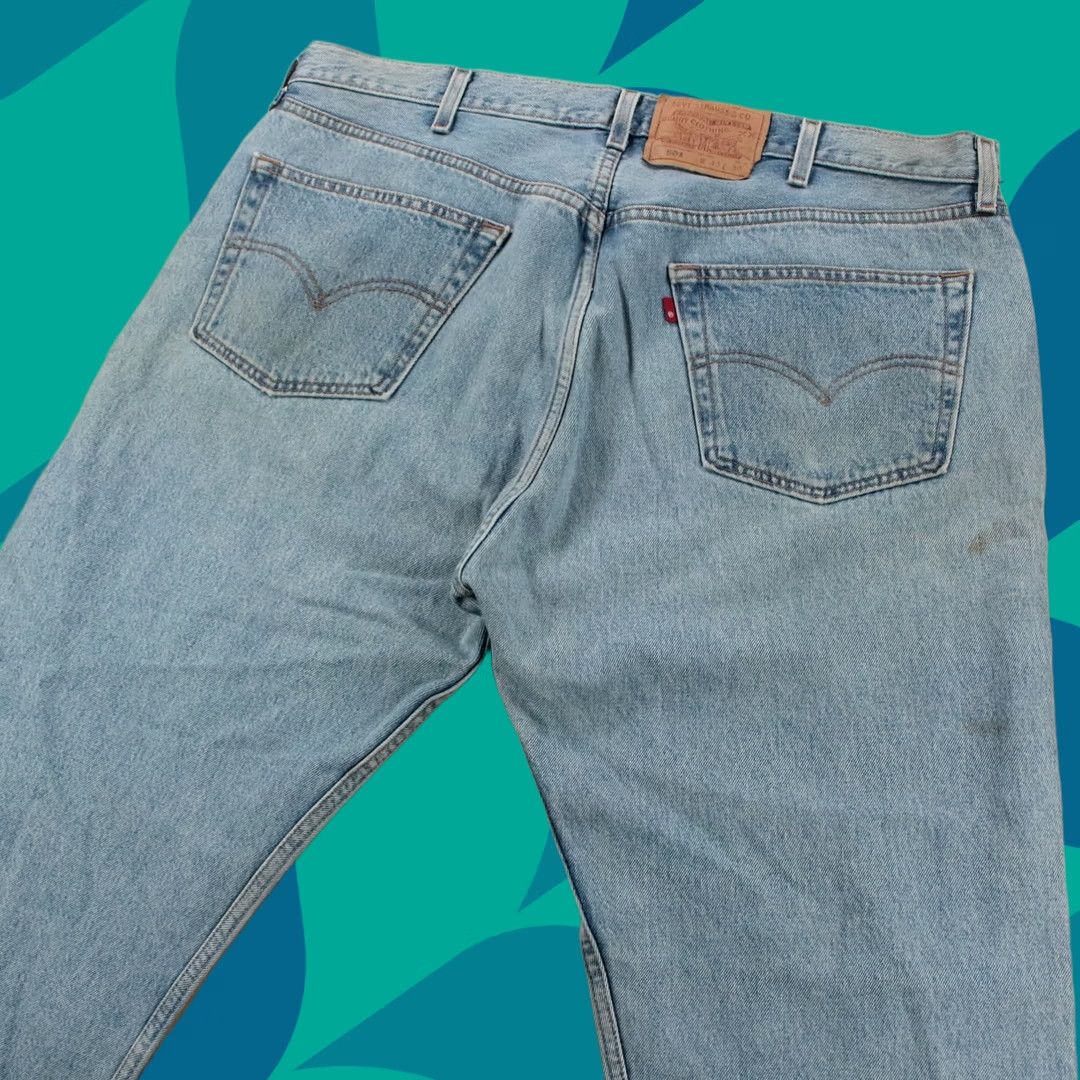 Levi's LEVI'S 501 fit denim jeans 40x32 faded red tab button fly workwear 90s 00s Mens Size US 40 / EU 56 - 1 Thumbnail