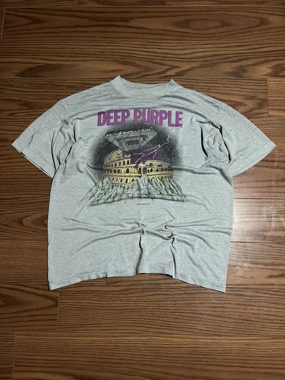 Band Tees Vintage 1985 DEEP PURPLE Perfect Strangers Tour T Shirt Size US M / EU 48-50 / 2 - 1 Thumbnail