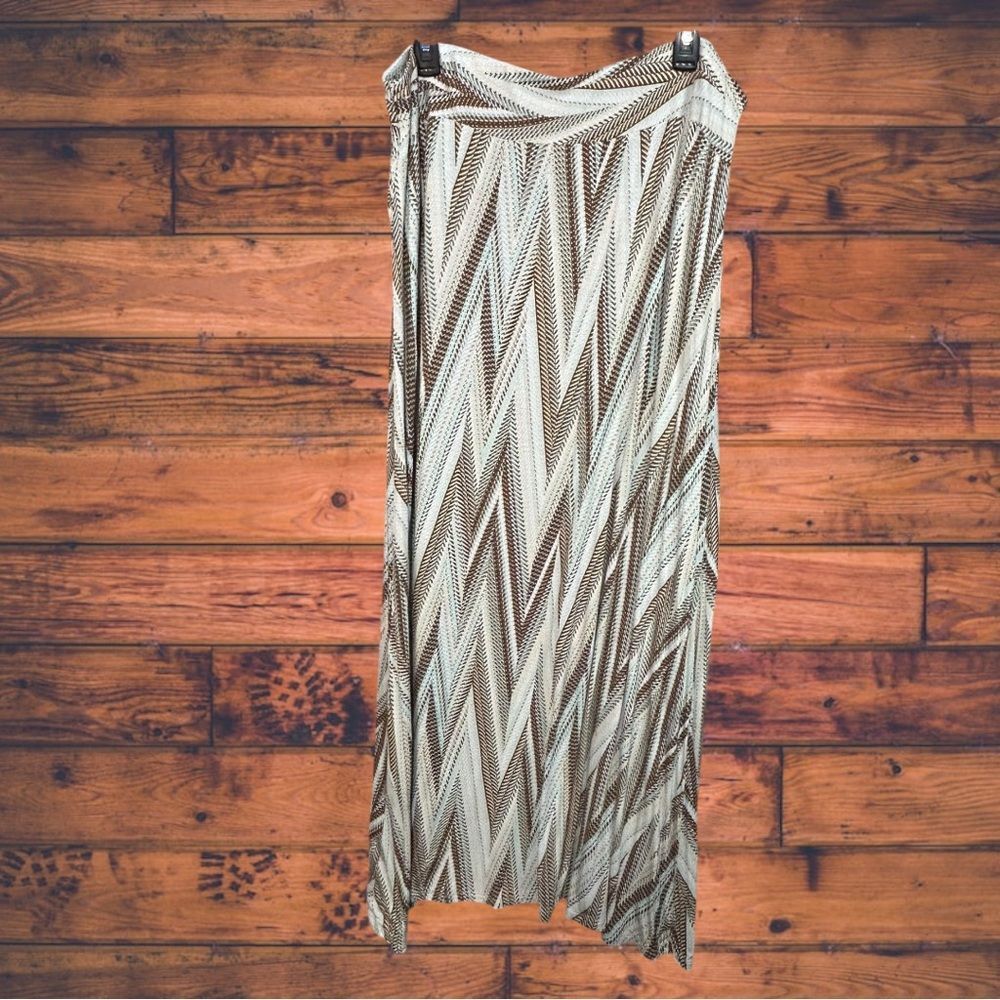 Other Cato Boho Chevron Maxi Skirt 18/20W Size 42" / US 20 - 2 Thumbnail