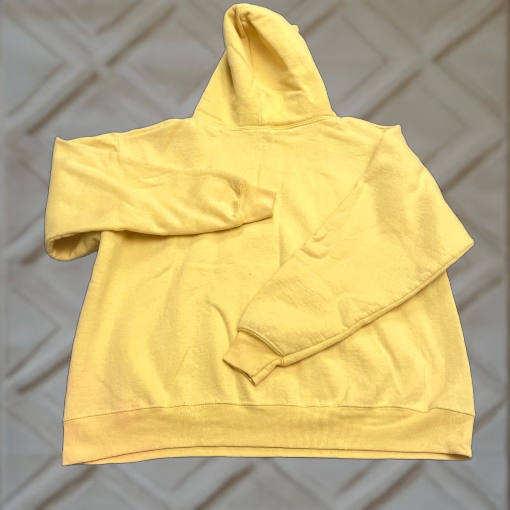 Disney Disney Hoodie Womens M Yellow Graphic Pullover Hooded Sweatshirt Casual Kangaroo Pocket All Seasons Size M / US 6-8 / IT 42-44 - 1 Thumbnail