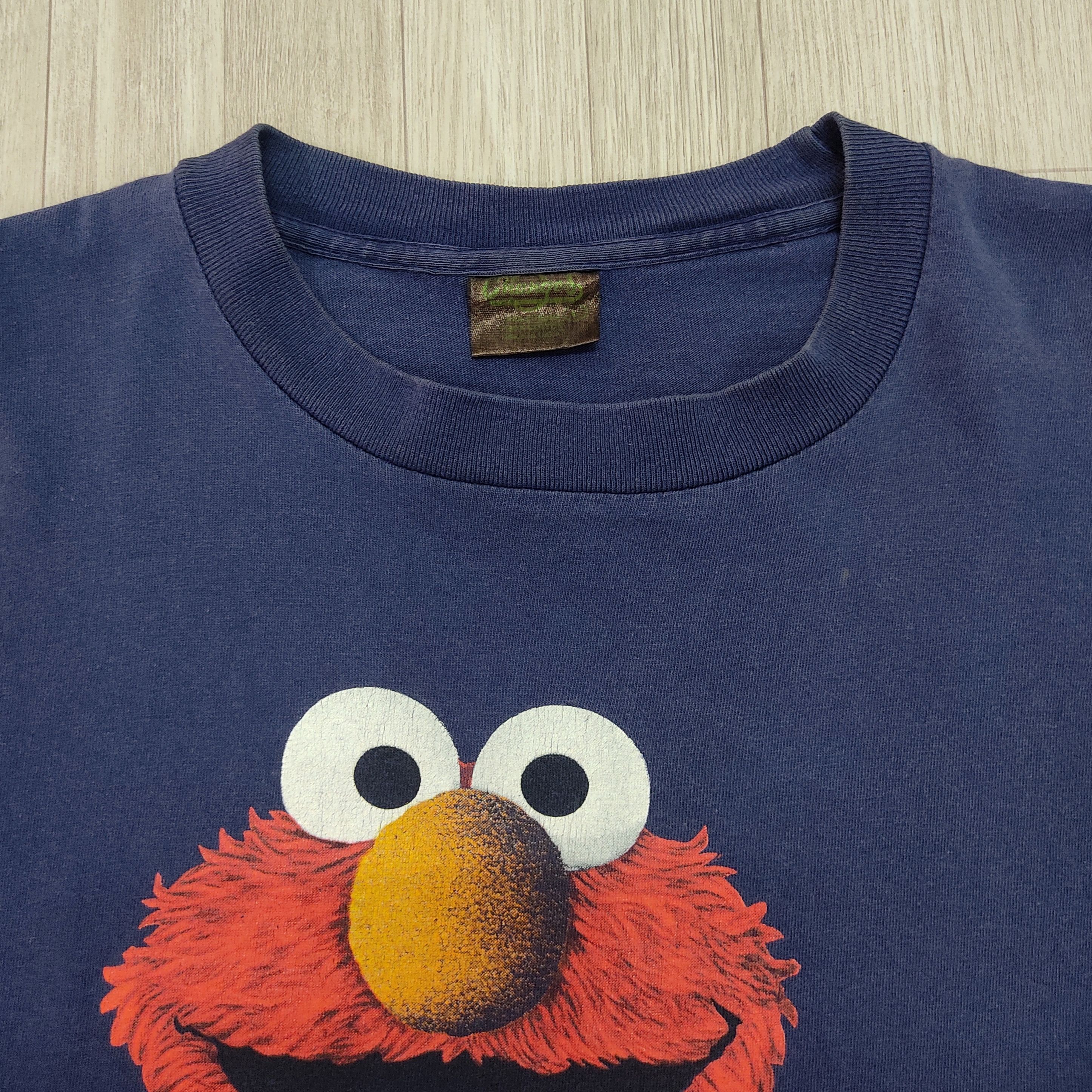 Cartoon Network Vintage Elmo Sesame Street Big Print Changes Tag T-shirt Size US L / EU 52-54 / 3 - 8 Thumbnail
