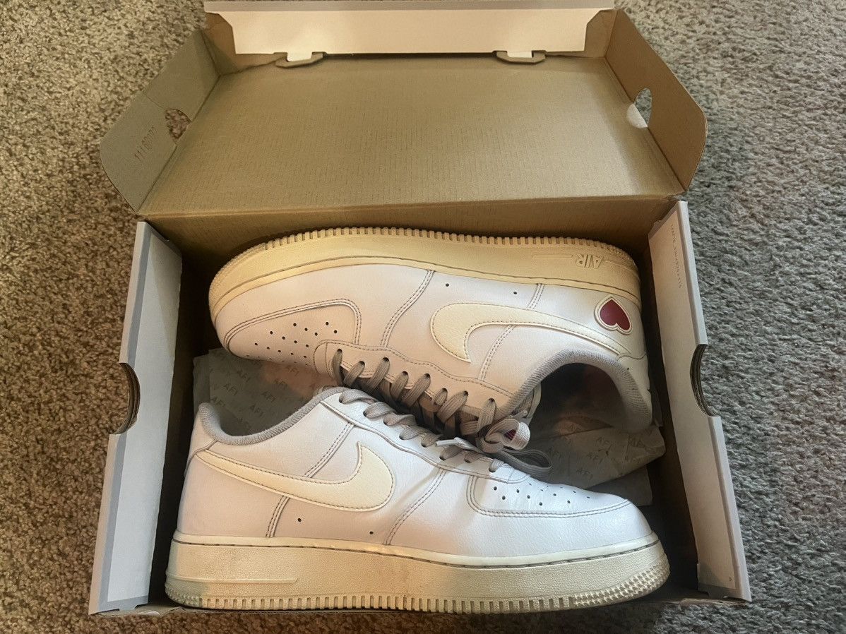 Nike Air Force 1 ‘Valentine’s Day 2021’ Size US 10 / EU 43 - 3 Thumbnail