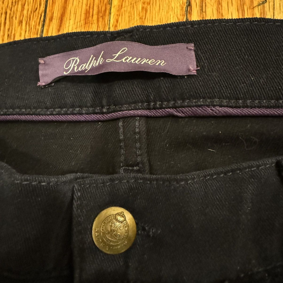 Polo Ralph Lauren Ralph Lauren Purple Label Velvet Pants Size US 34 / EU 50 - 9 Thumbnail
