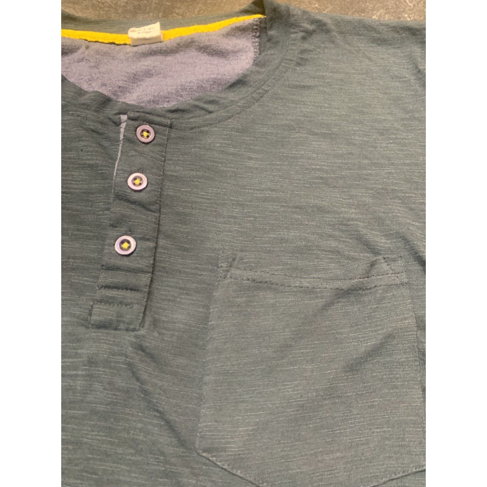Vintage VINTAGE Reverse Henley Shirt Men Small Reversible Green Gray'urgence Size US S / EU 44-46 / 1 - 3 Thumbnail