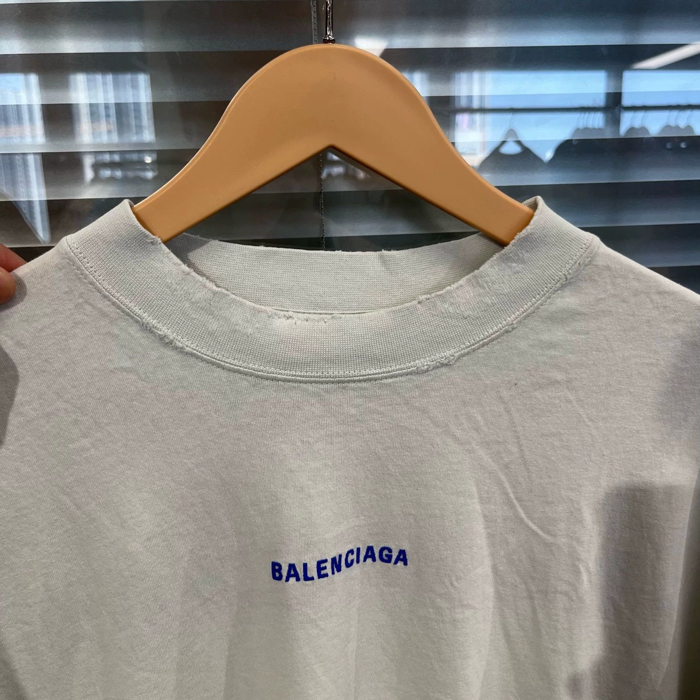 Balenciaga Balenciaga 25ss Front & Back Embroidered Big Logo XS 99 New Size US XS / EU 42 / 0 - 2 Thumbnail