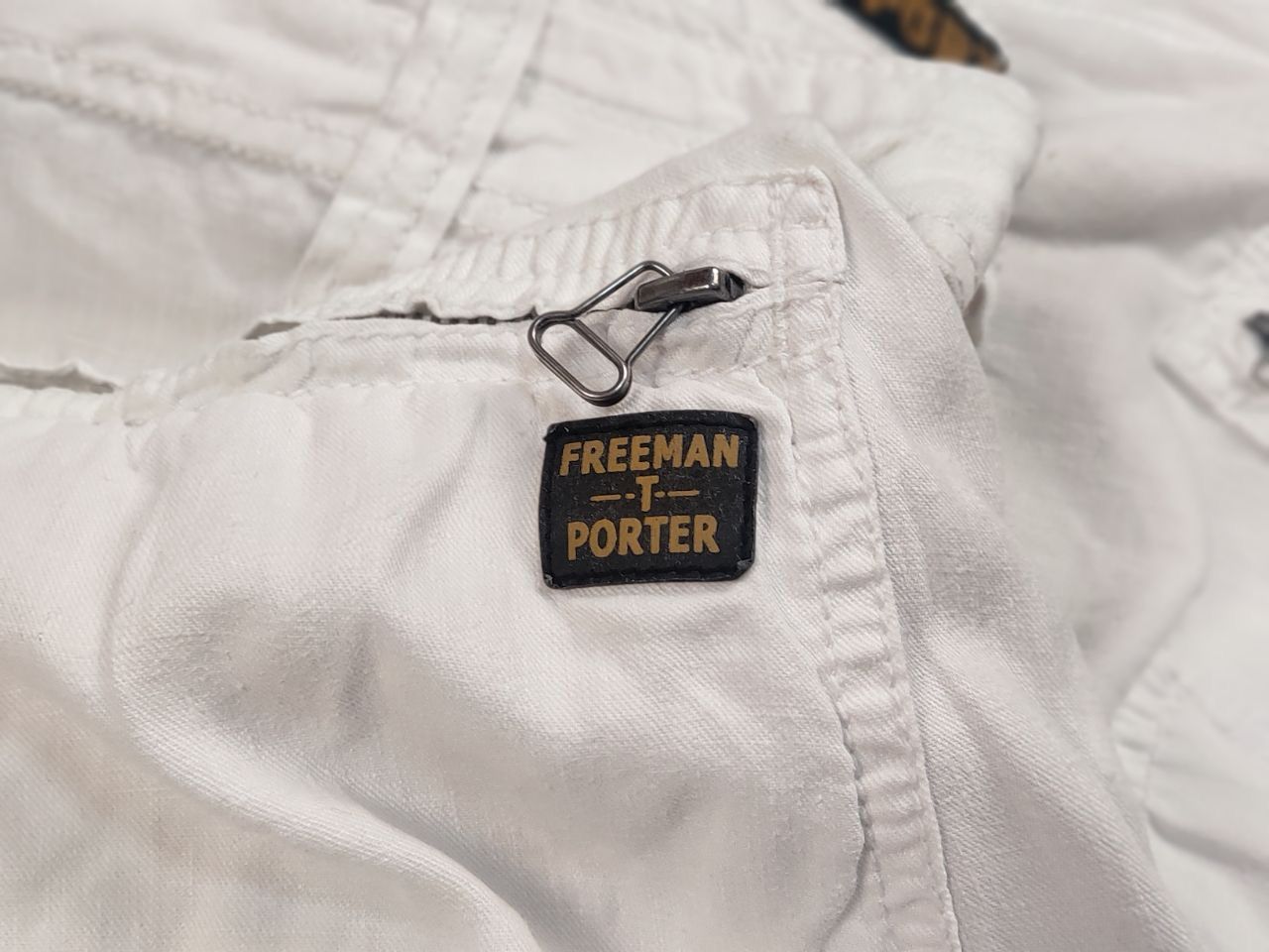 Freeman T. Porter Vintage Freeman T Porter Cargo Zip Linen Pants Y2k style Size US 34 / EU 50 - 14 Thumbnail