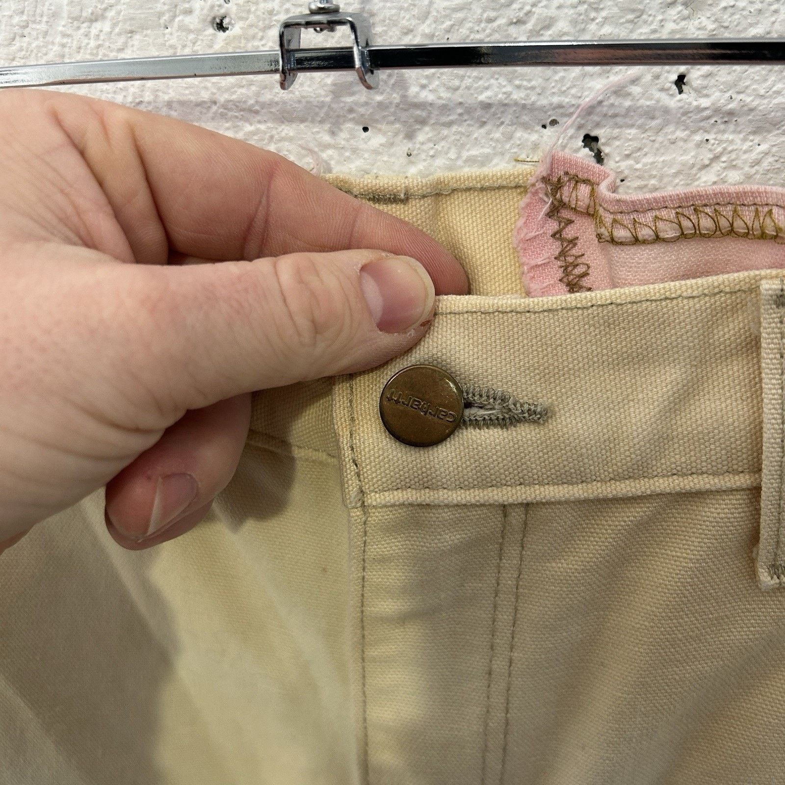 Carhartt Vintage Carhartt Canvas DoubleKnee Pants “Banana” Size US 33 - 11 Thumbnail