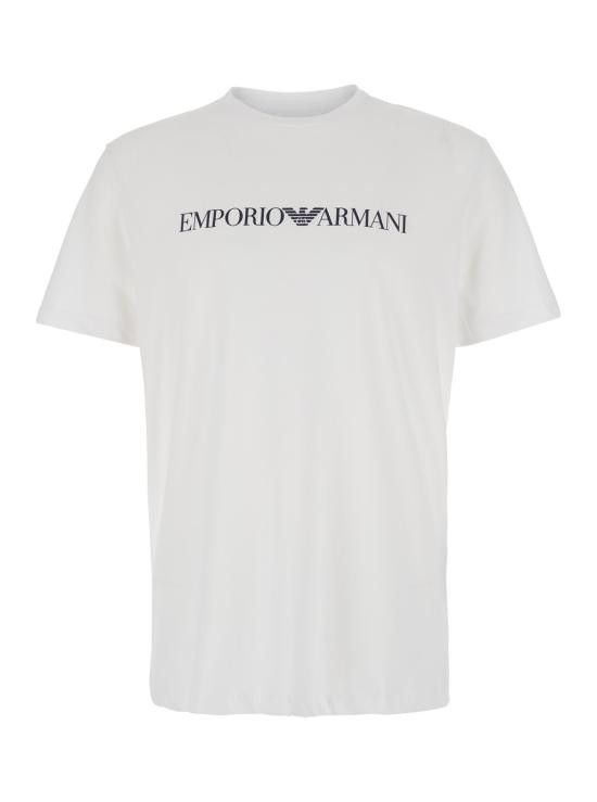 Emporio Armani EMPORIO ARMANI Men Tops 8N1TN51JPZZ0146 White Size US L / EU 52-54 / 3 - 1 Thumbnail