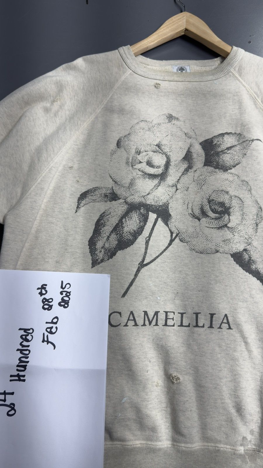 Saint Michael Saint Michael Camellia Raglan Sleeve Sweatshirt - Grey Size US XL / EU 56 / 4 - 4 Thumbnail