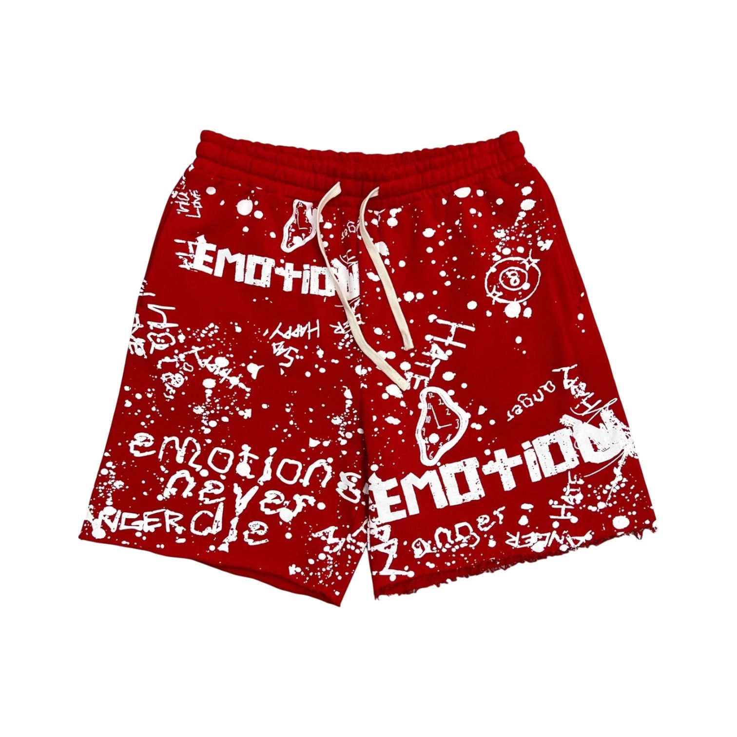Other Mixed Emotions 'Grafitti' Red Shorts Size US 30 / EU 46 - 1 Preview