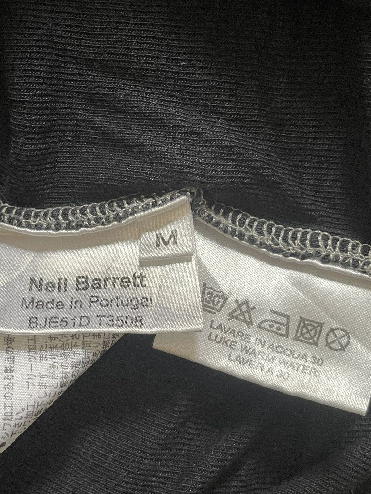 Neil Barrett Neil Barrett skinny fit two tone top Size M / US 6-8 / IT 42-44 - 5 Thumbnail