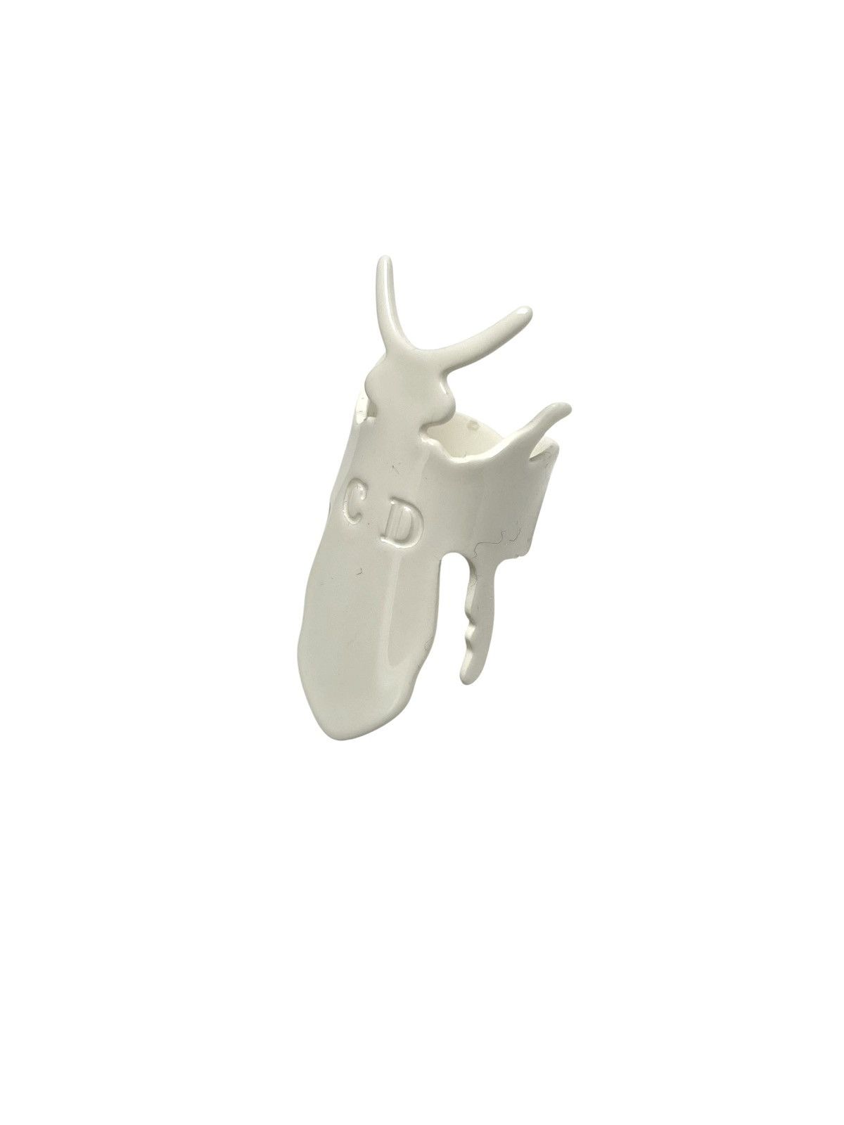 Dior × Hedi Slimane S/S 2004 “Strip“ Plastic Bee Ring (SS04, Archive, Homme) Size ONE SIZE - 2 Thumbnail