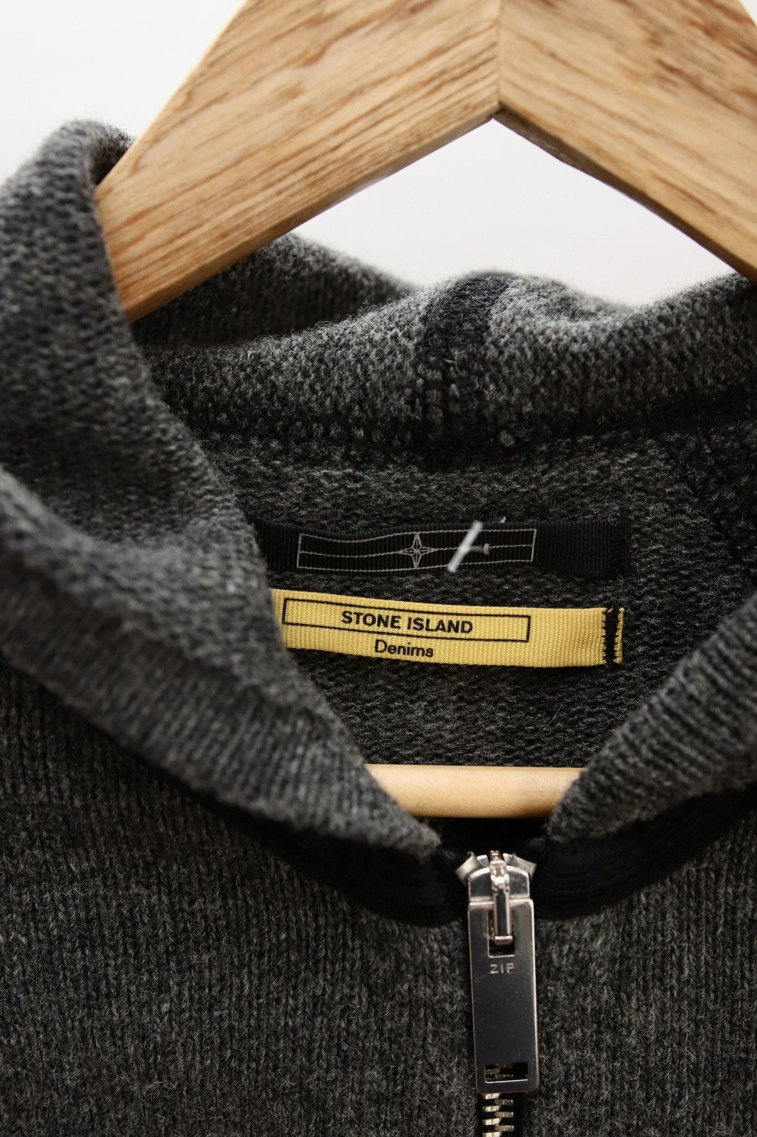 Stone Island Vintage Stone Island wool zip hoodie Denim series Size US M / EU 48-50 / 2 - 3 Thumbnail