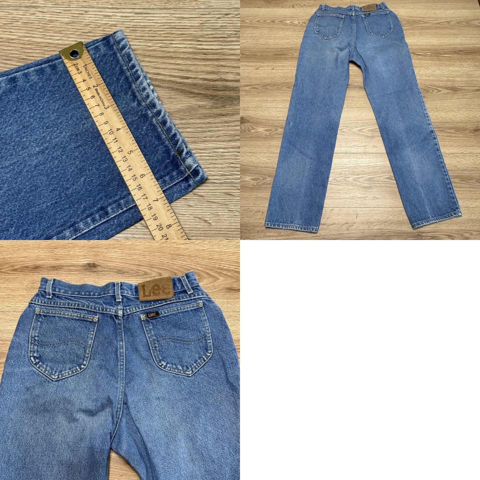 Lee Vtg Lee Riders Jeans Women’s 14M Made In USA Blue Denim Straight 31in Inseam Womens Jeans Size 36" / US 14 / IT 50 - 8 Thumbnail