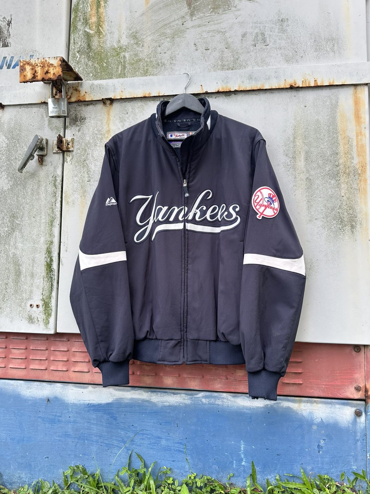 Majestic 👹Yankees X Majestic MLB Bomber Jacket Size US M / EU 48-50 / 2 - 5 Thumbnail
