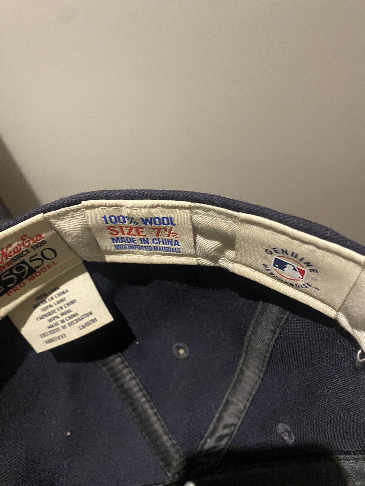 Essentials × Fear of God × New Era NAVY ESSENTIALS FEAR OF GOD NEW ERA 7 1/2 Size ONE SIZE - 5 Thumbnail