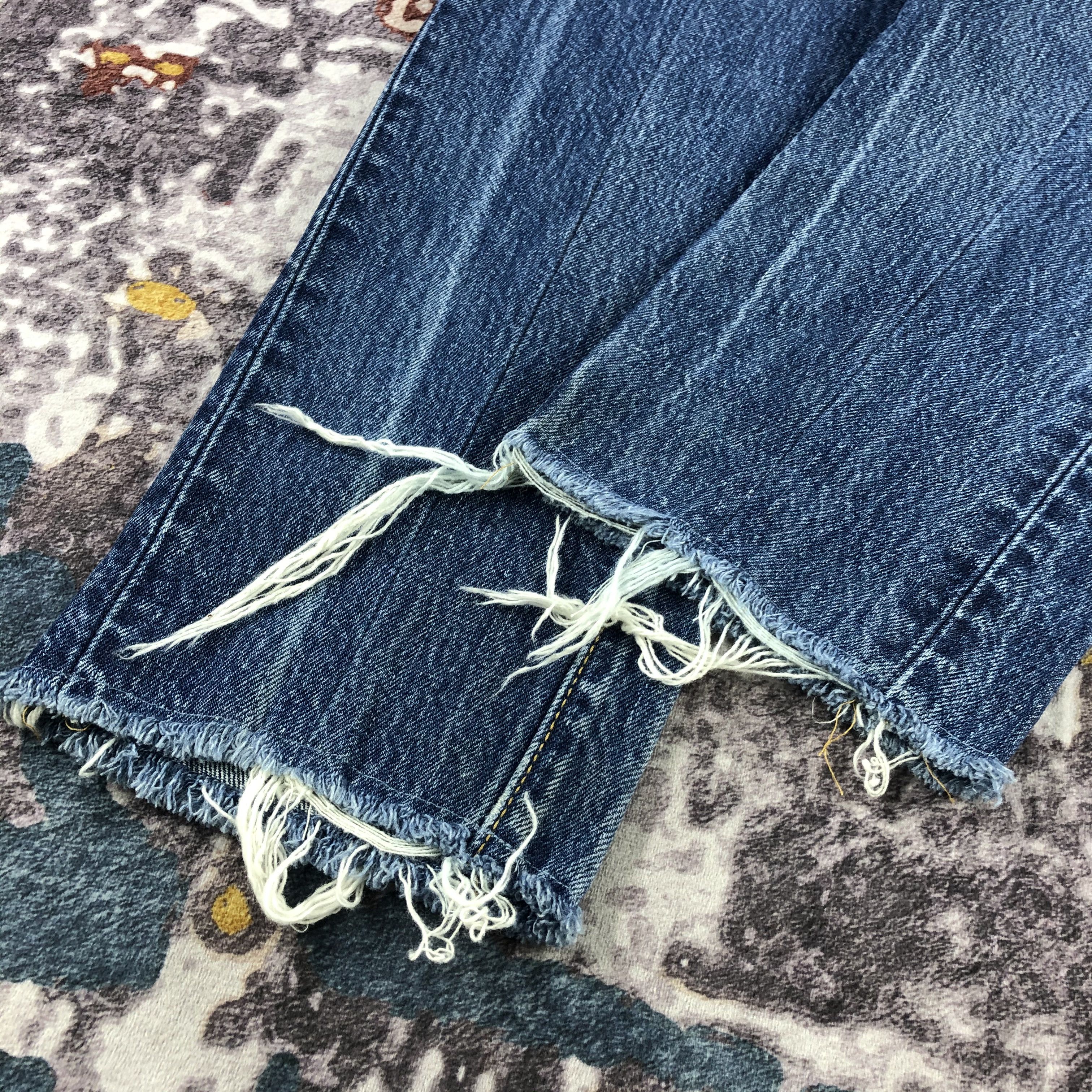 Levi's 90s Vintage Blue Wash Levis 501 Jeans-JM2378 Size US 36 / EU 52 - 4 Thumbnail