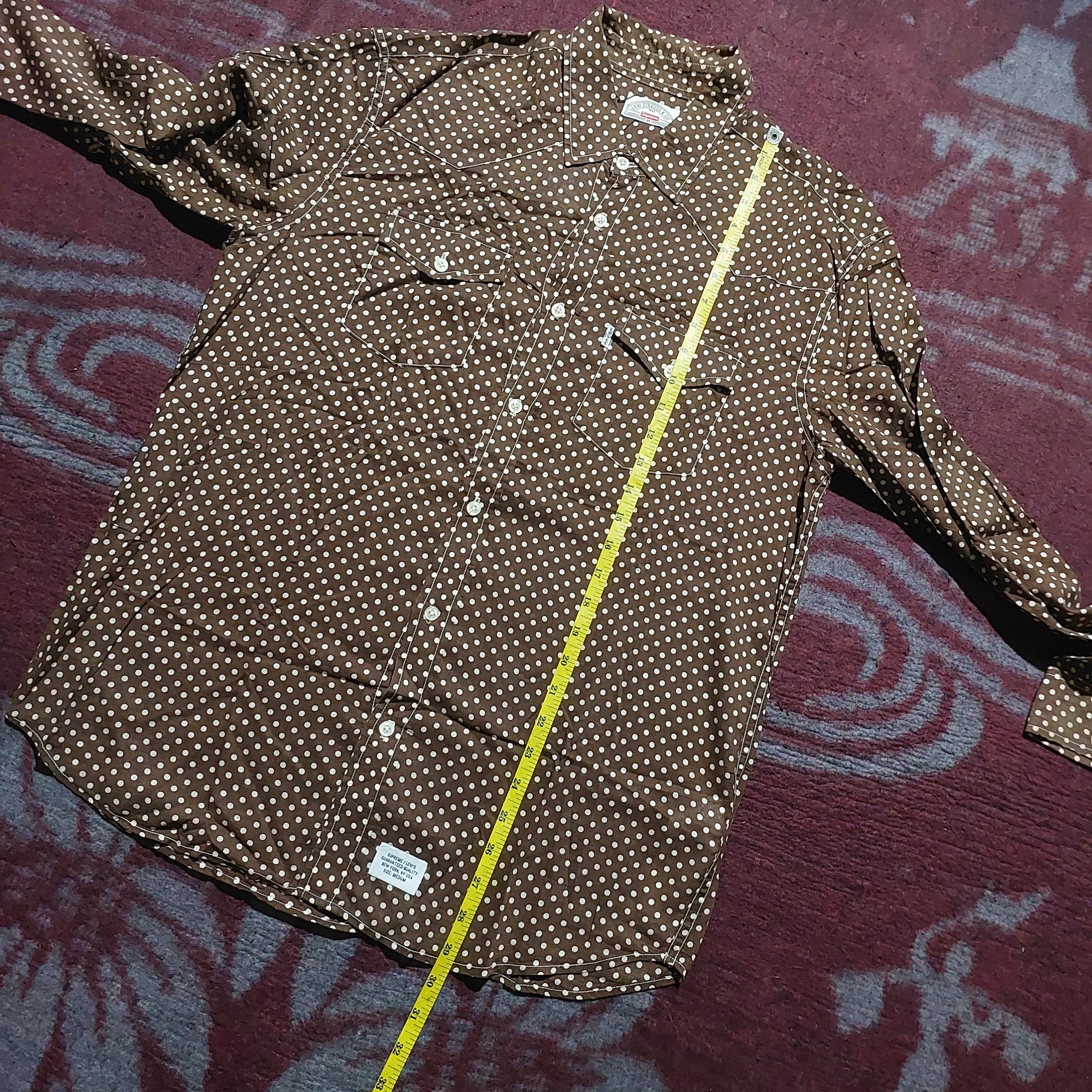Levi's × Supreme Levi's x supreme western polka brown shirt Size US M / EU 48-50 / 2 - 16 Thumbnail